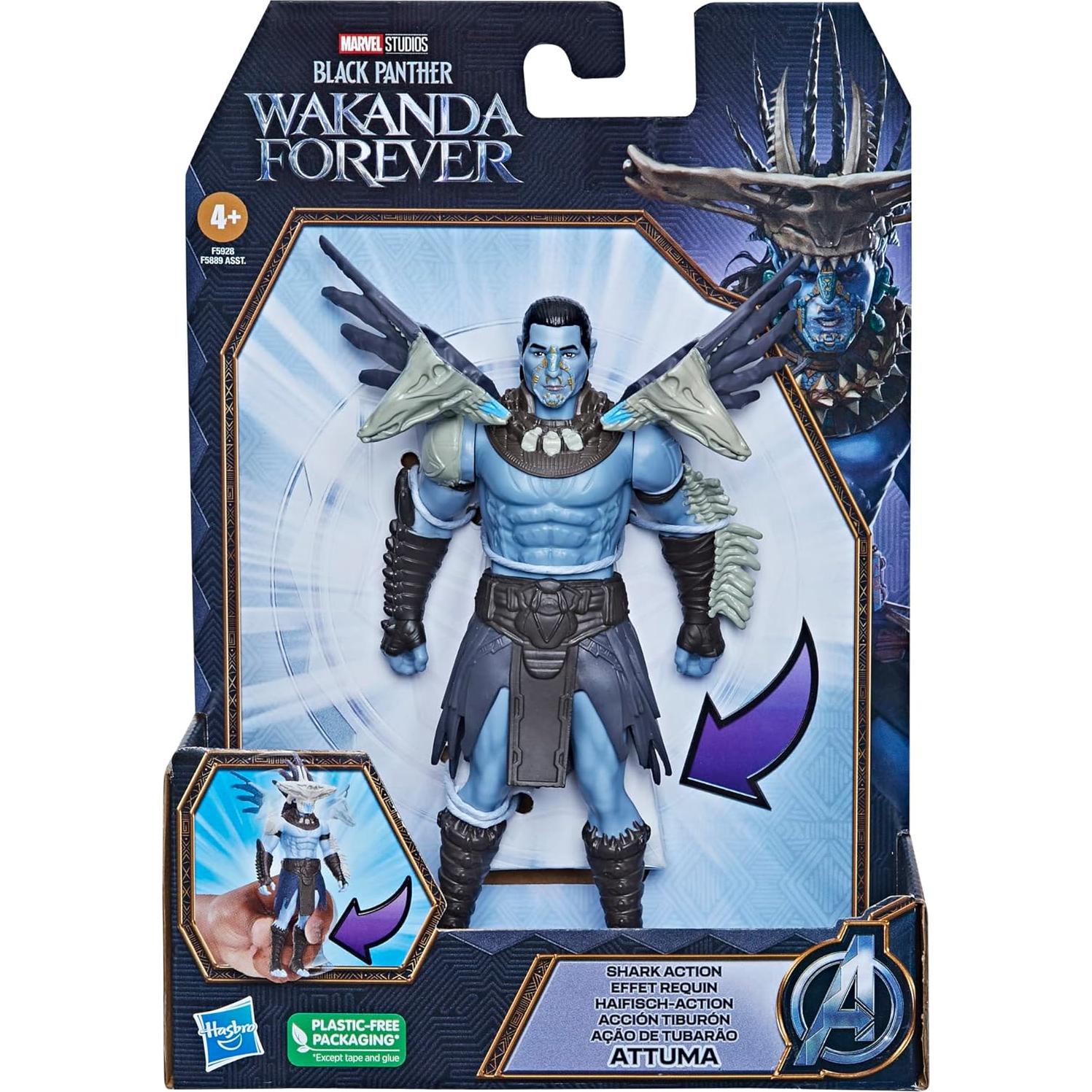 Figura de acción Attuma 15 cm Marvel Black Panther