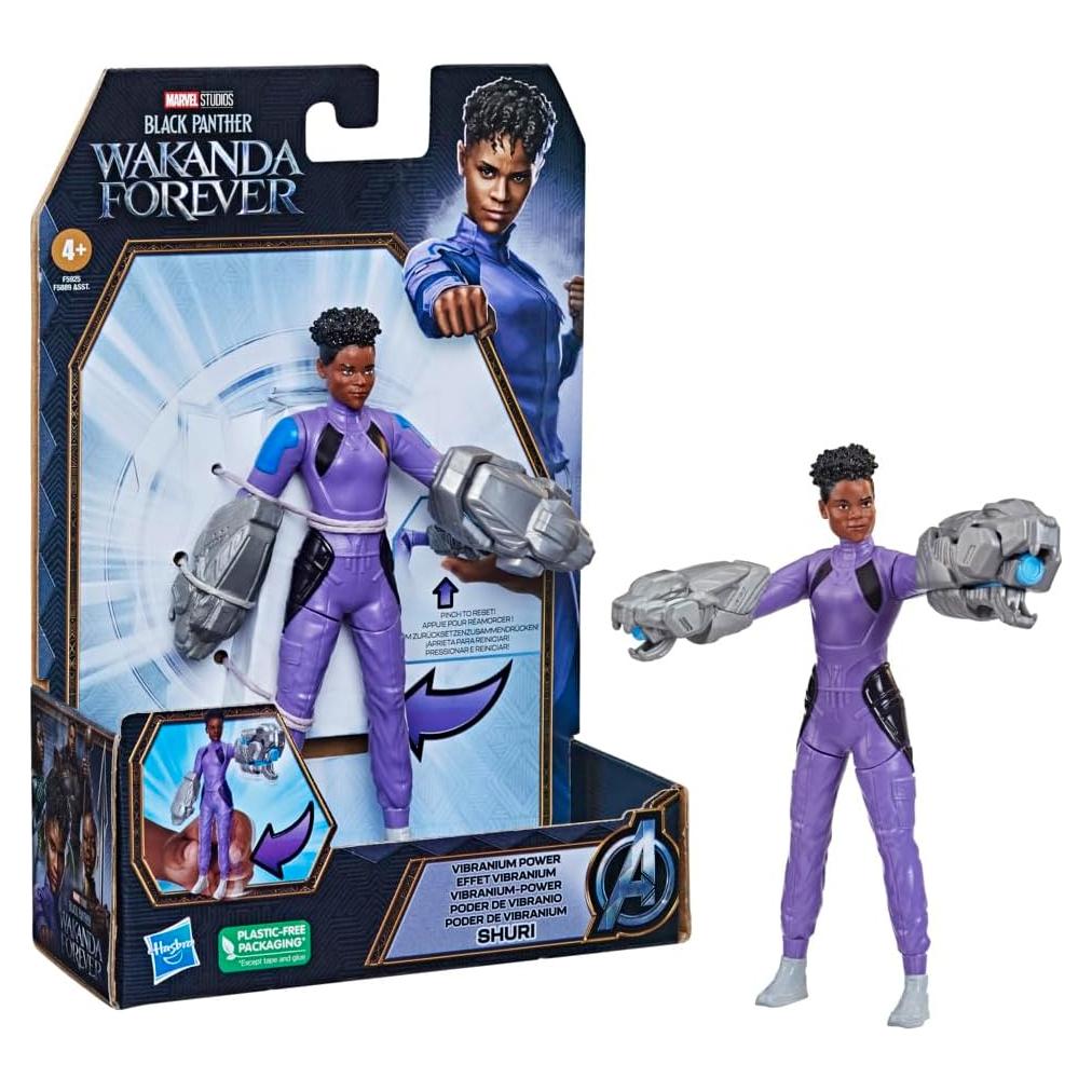 Figura de Acción Shuri Vibranium Power 17 cm Hasbro Marvel