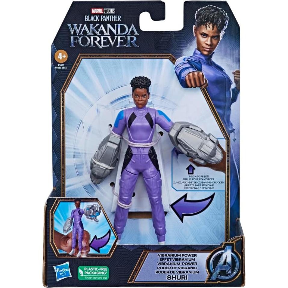 Figura de Acción Shuri Vibranium Power 17 cm Hasbro Marvel