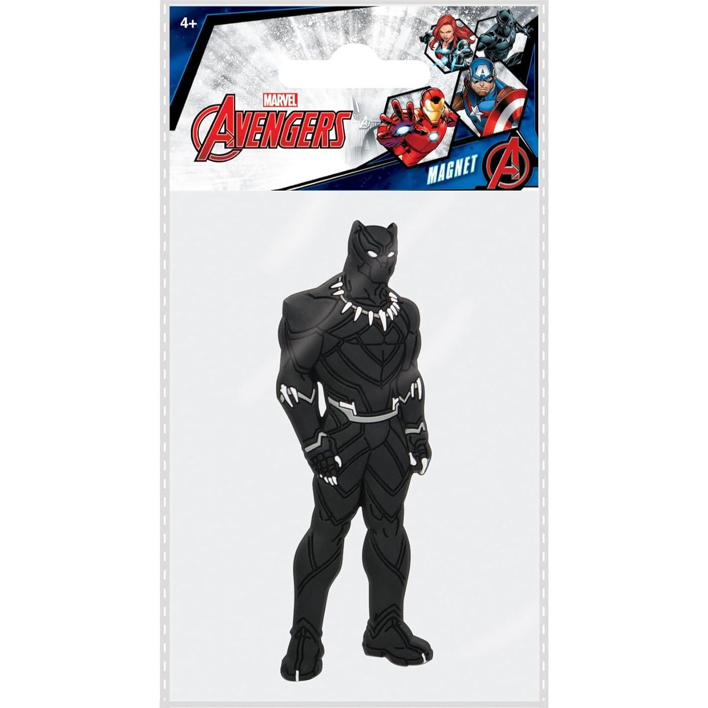 Imán de PVC Black Panther Marvel 2.5x0.6x8.9 cm