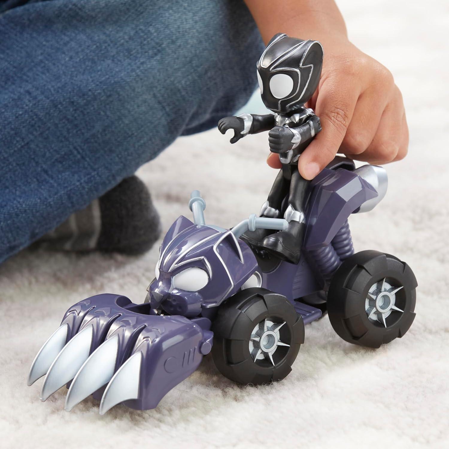 Set de Juguete Panther Patroller Marvel con Figura Pantera Negra