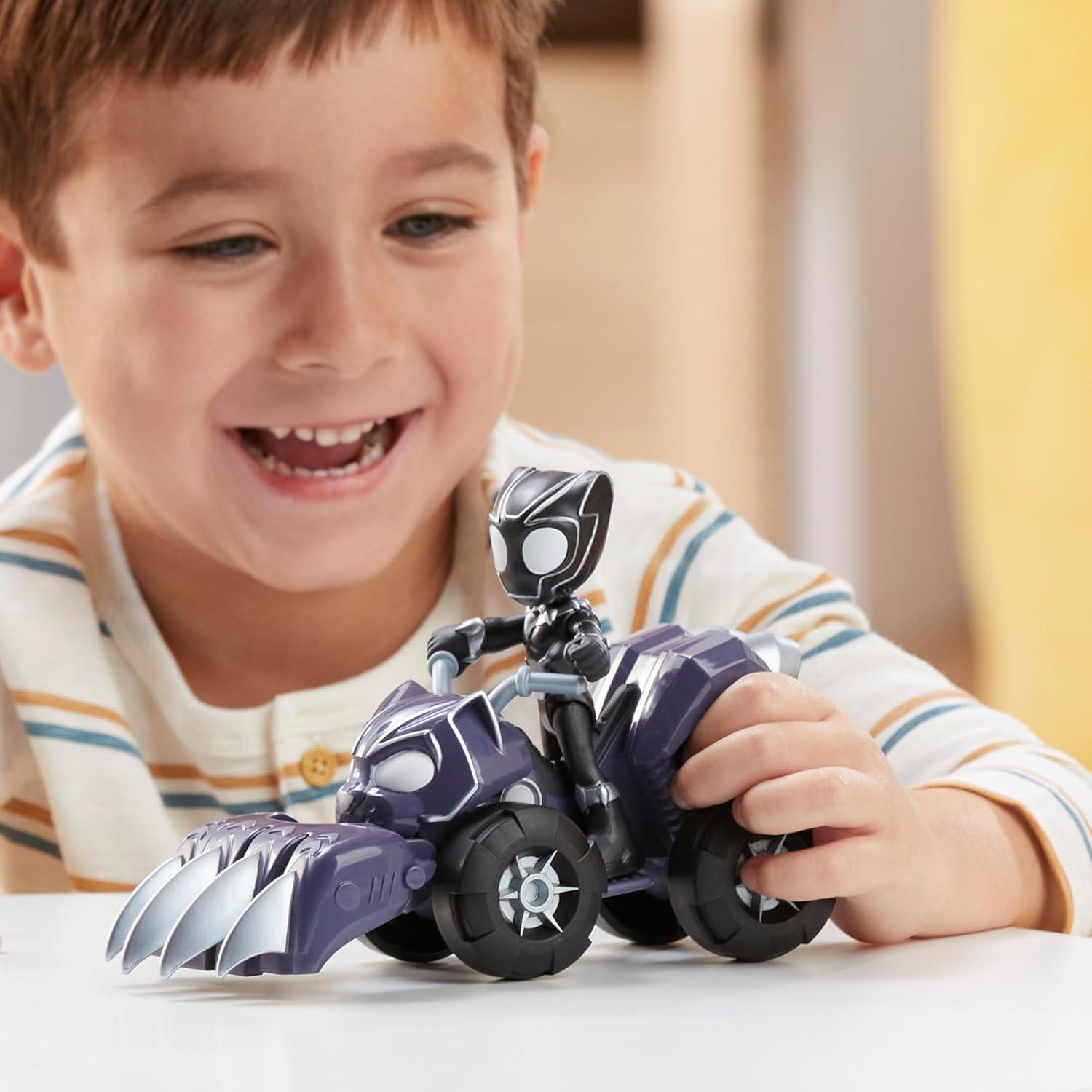 Set de Juguete Panther Patroller Marvel con Figura Pantera Negra