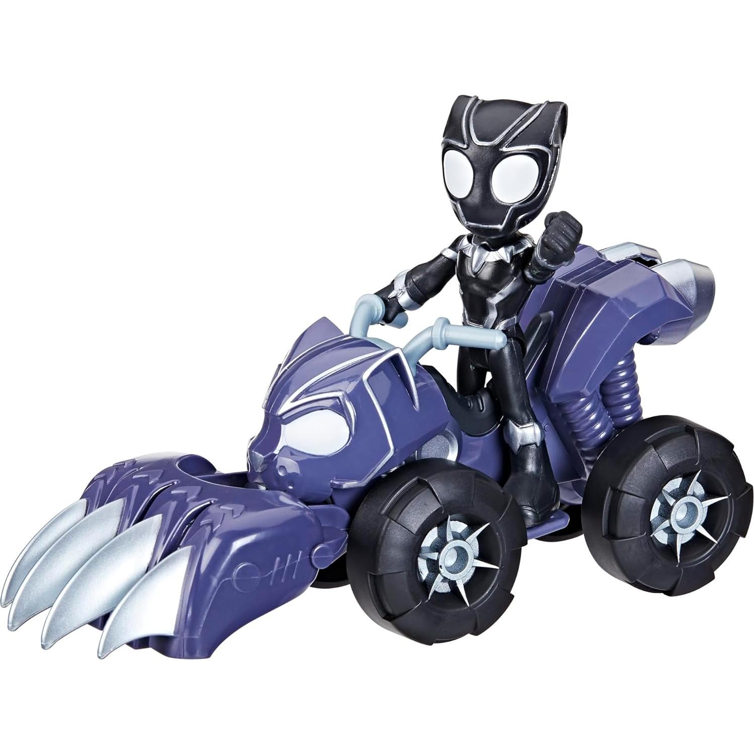 Set de Juguete Panther Patroller Marvel con Figura Pantera Negra