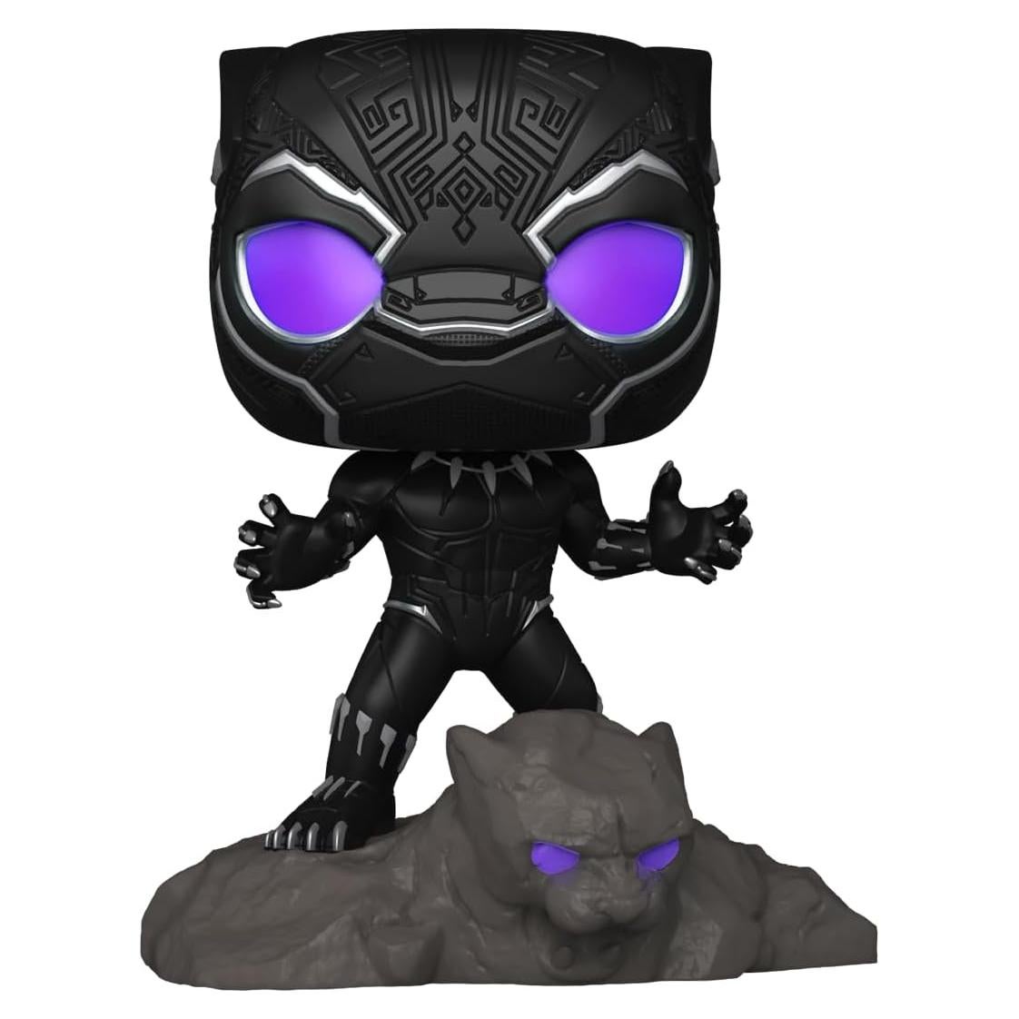 Figura de Vinilo Black Panther Funko Pop! 9.5 cm con Luz y Sonido