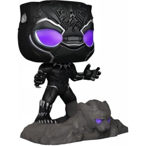 Figura de Vinilo Black Panther Funko Pop! 9.5 cm con Luz y Sonido