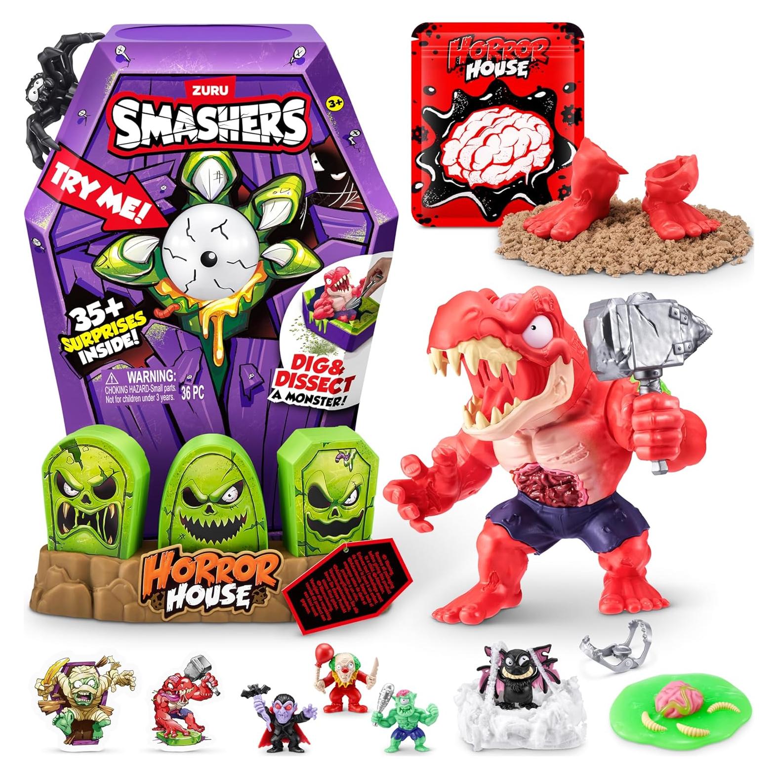 Smashers Mega Horror House ZURU - Juguete Interactivo 35 Sorpresas