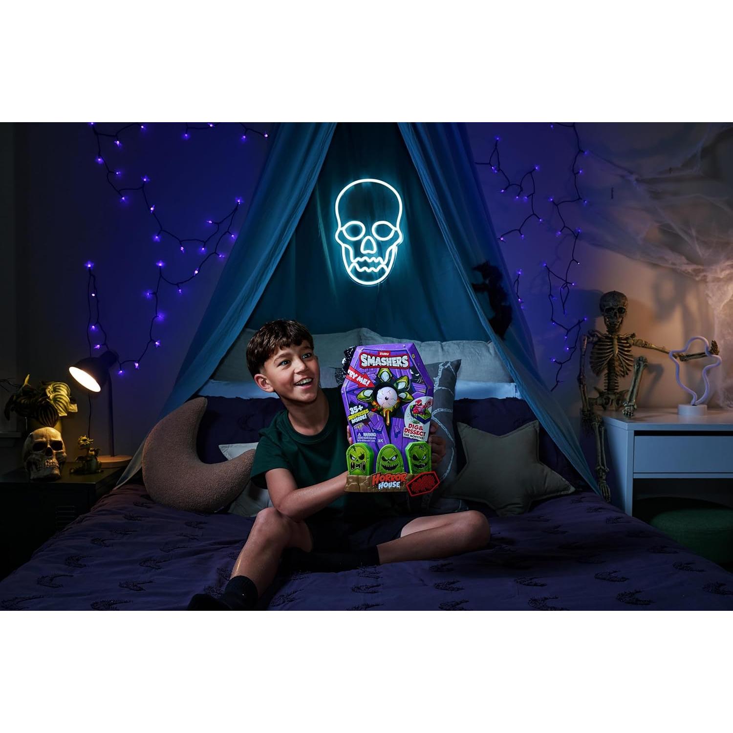 Smashers Mega Horror House ZURU - Juguete Interactivo 35 Sorpresas