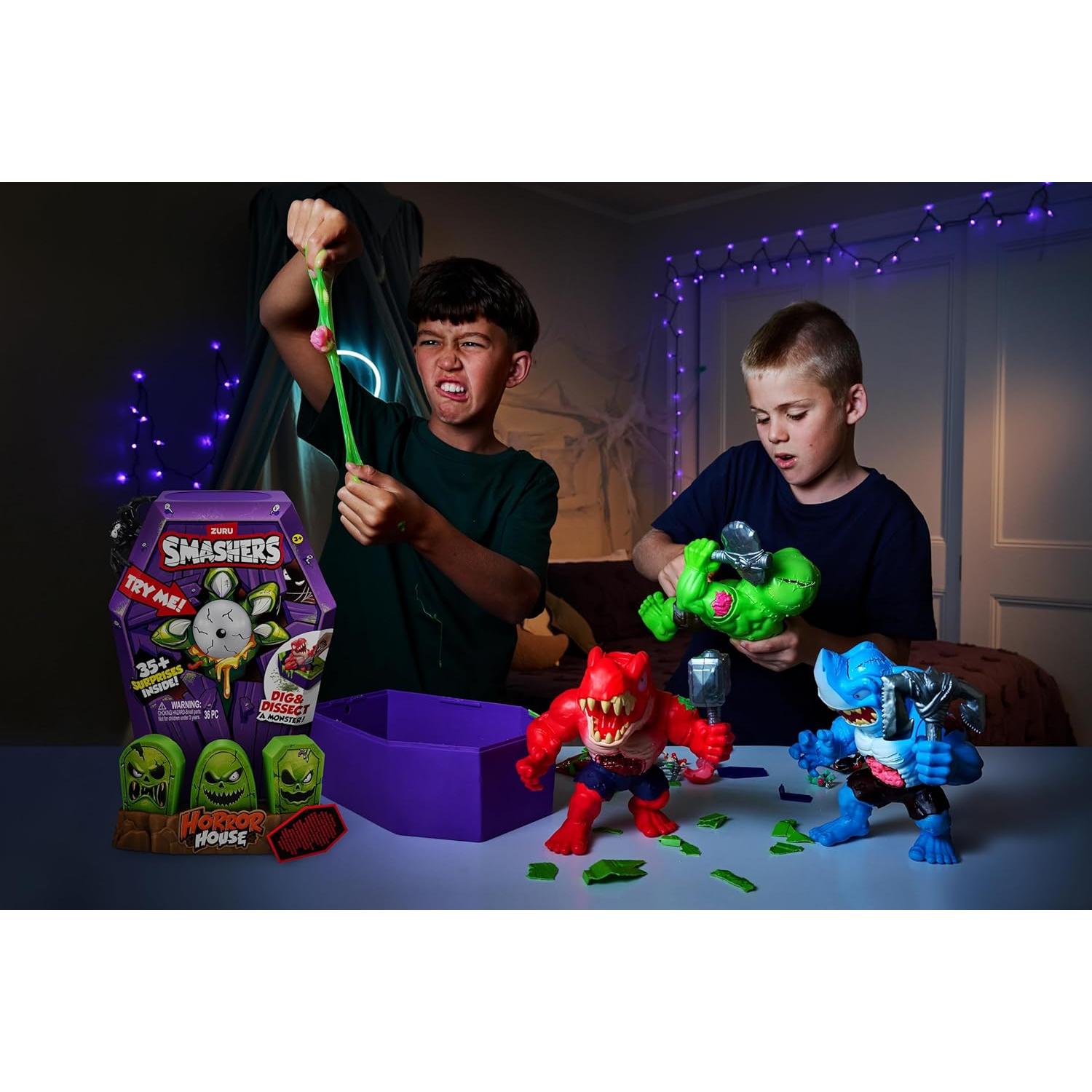 Smashers Mega Horror House ZURU - Juguete Interactivo 35 Sorpresas