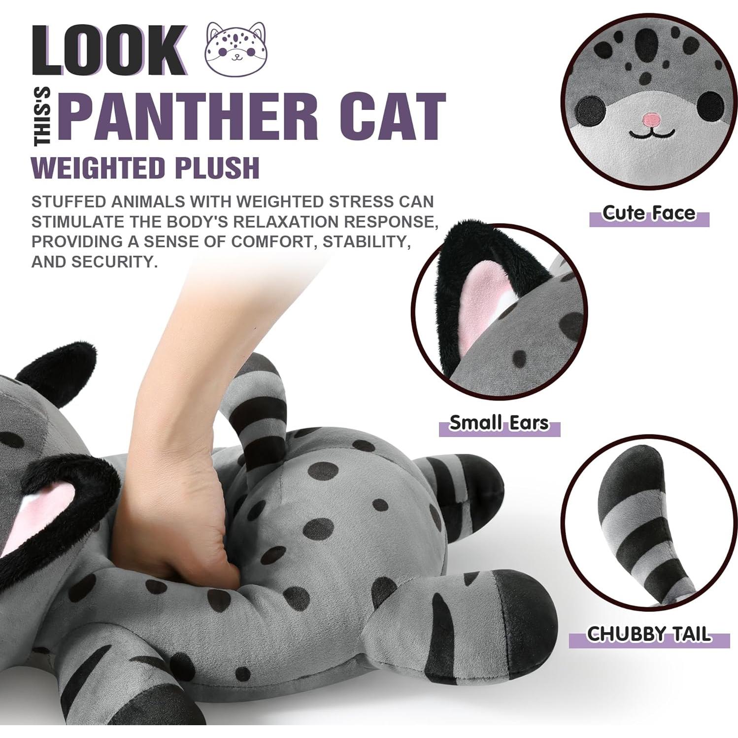 Peluches con Peso Onsoyours Pantera Negra 35.1 cm 0.82 kg