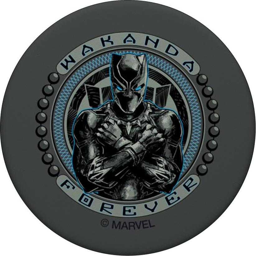 PopSocket Adhesivo Black Panther T'Challa Marvel 4.1x1.3cm