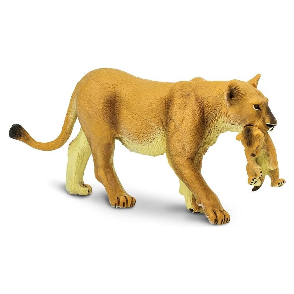 Figura de leona con cachorro Safari Ltd 15.4 cm juguete educativo