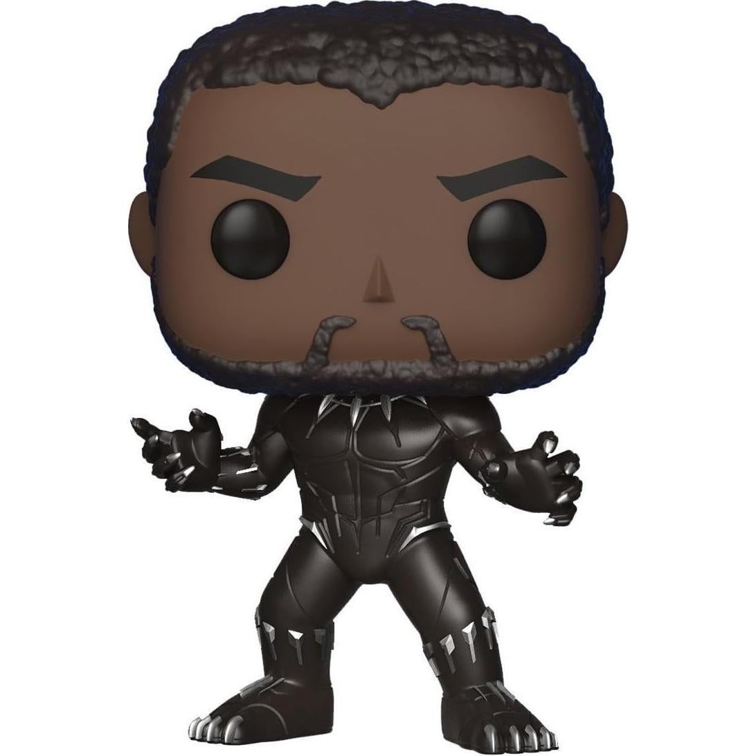 Figura Funko Pop! Pantera Negra Sin Máscara 9.5 cm - Marvel