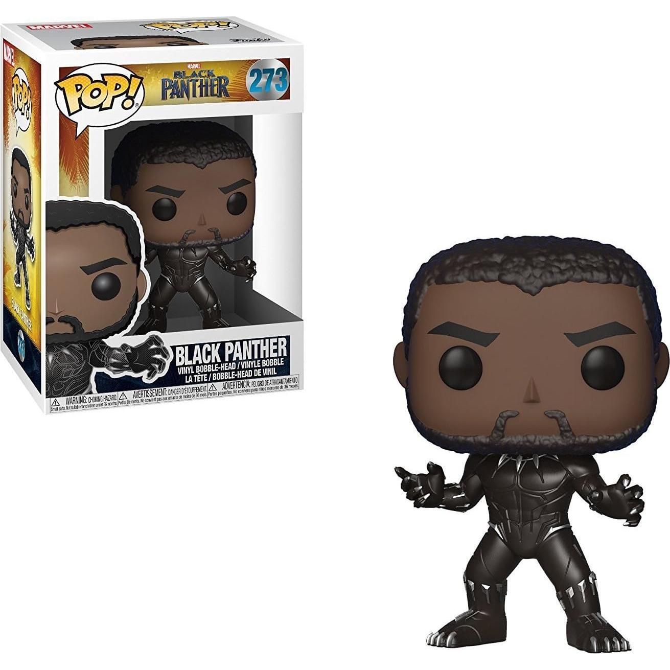 Figura Funko Pop! Pantera Negra Sin Máscara 9.5 cm - Marvel