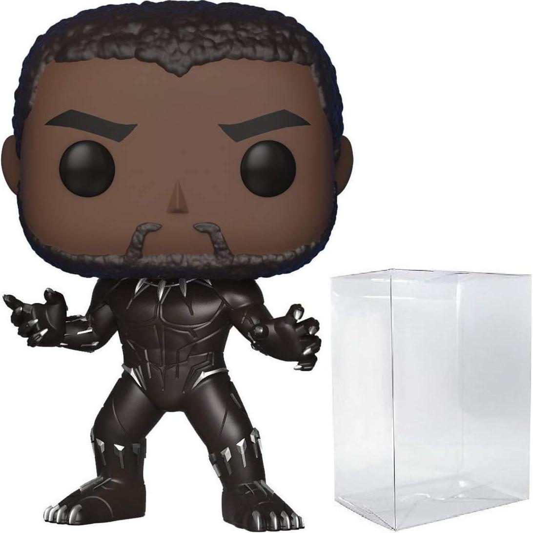 Figura Funko Pop! Pantera Negra Sin Máscara 9.5 cm - Marvel