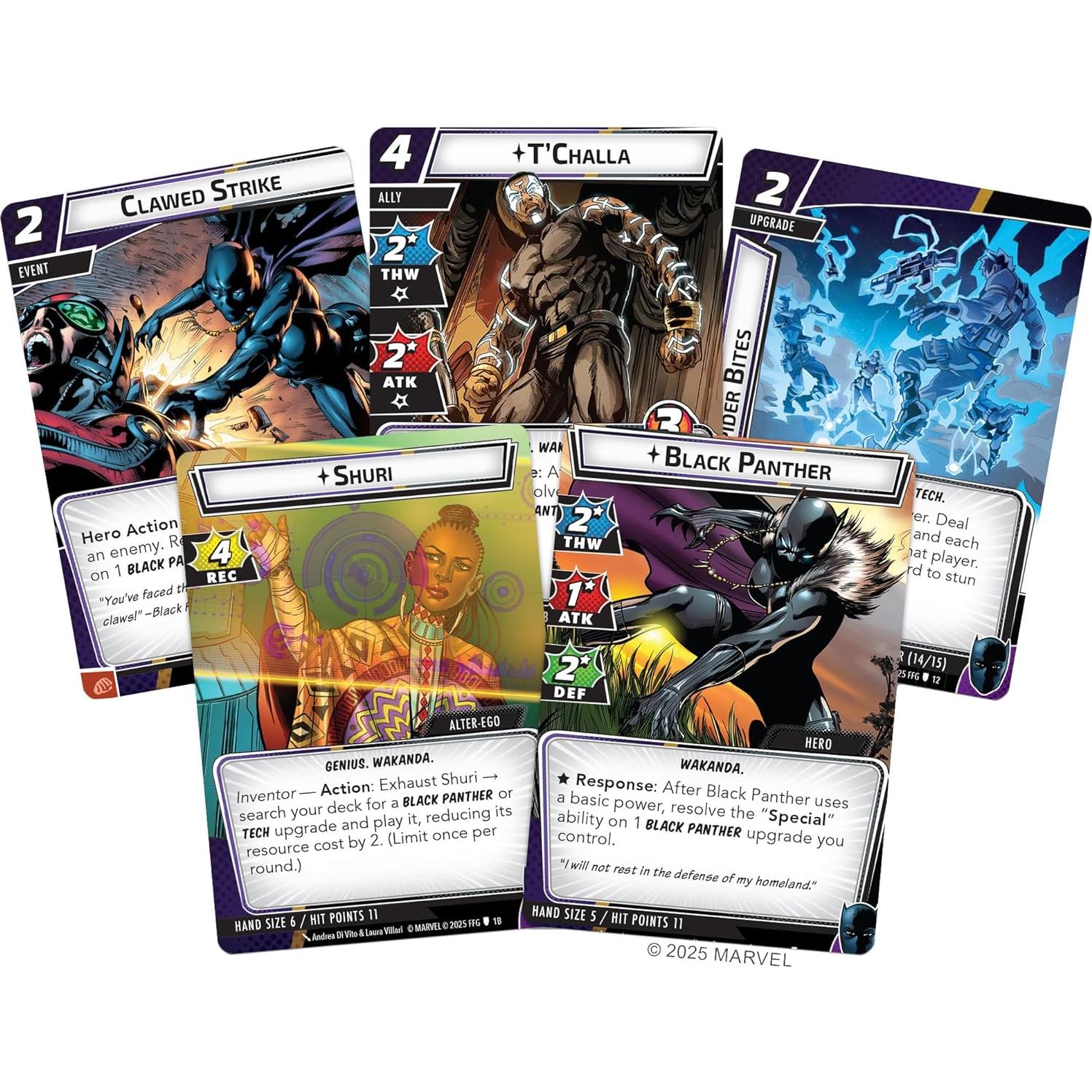 Paquete de Héroe Black Panther Shuri - Marvel Champions - Juego de Estrategia