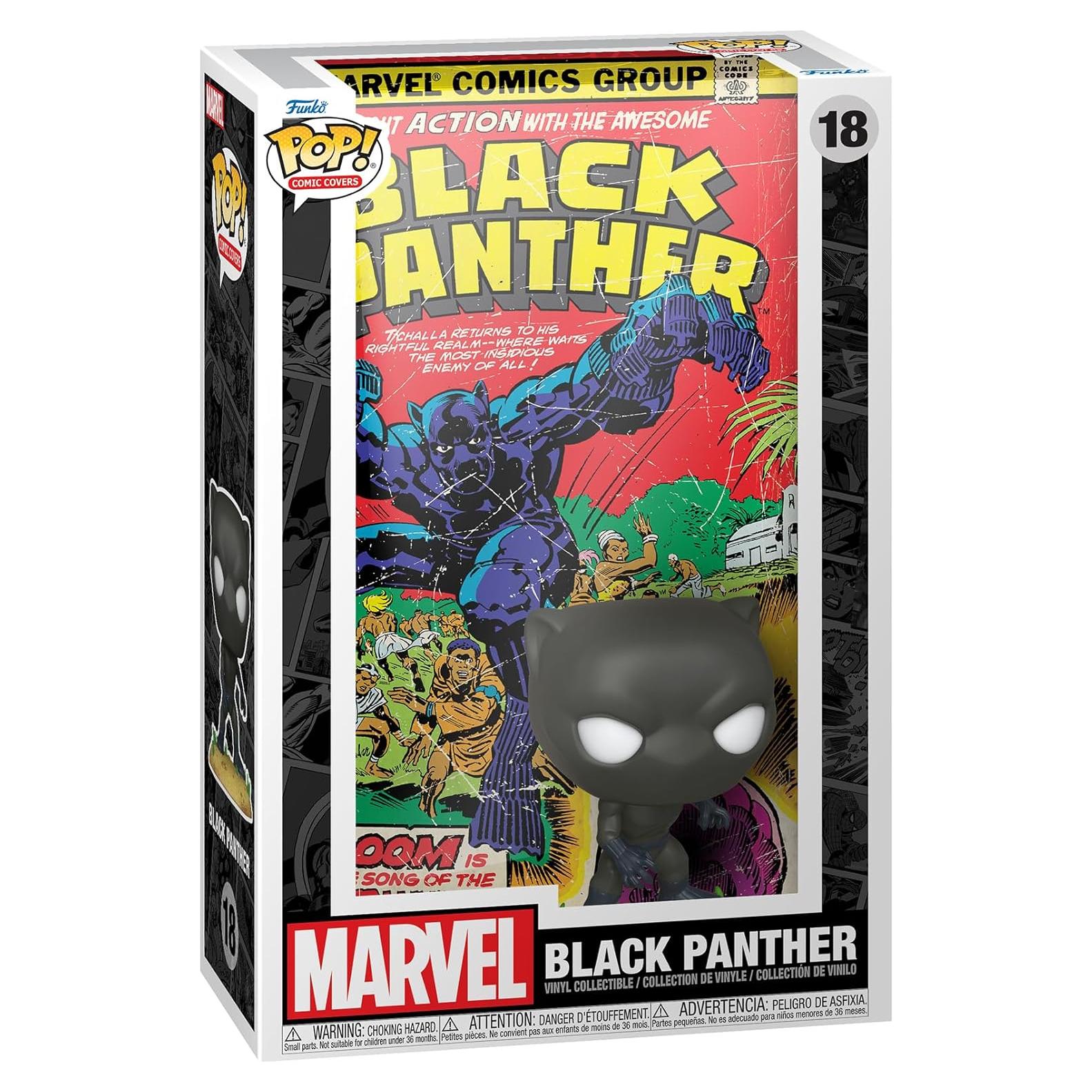 Funko Pop! Comic Cover Pantera Negra Marvel 9.7cm