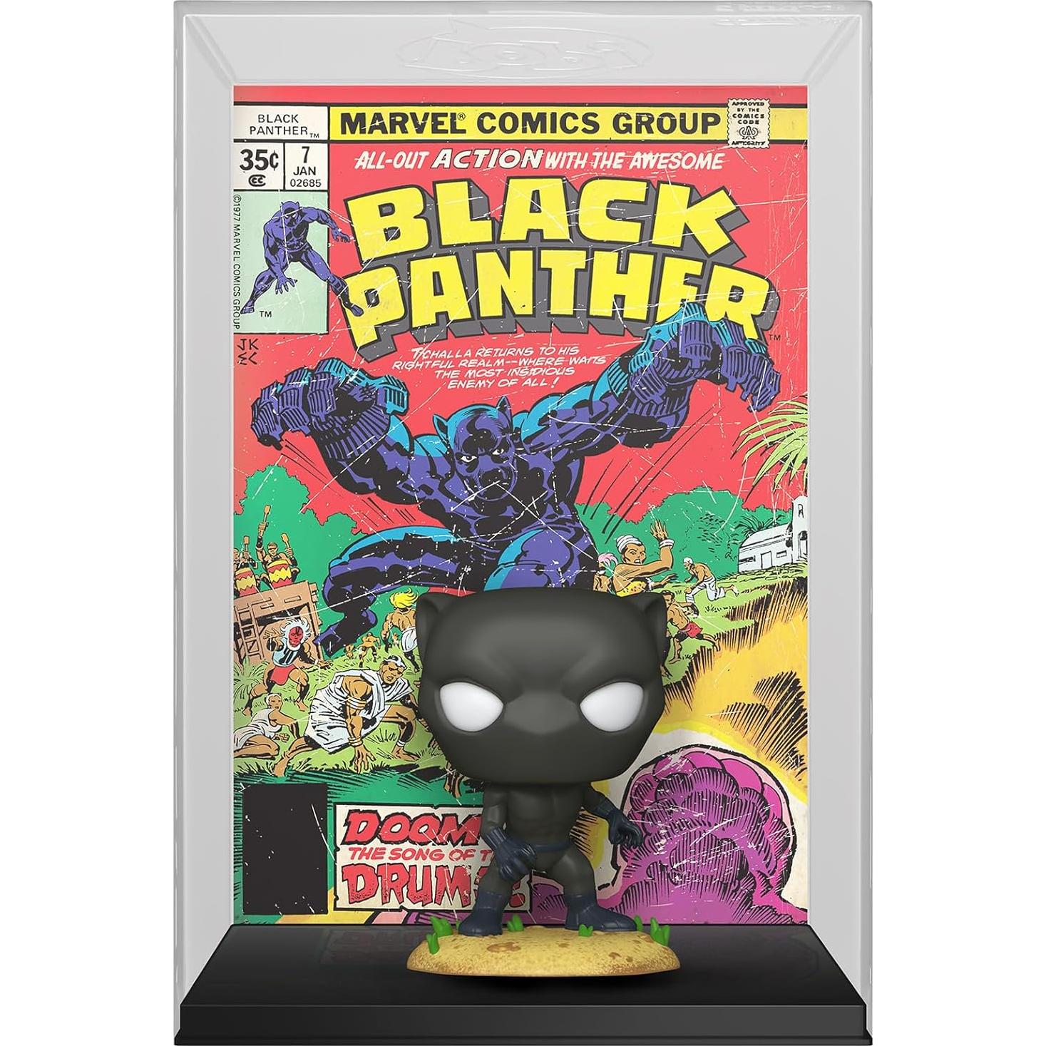 Funko Pop! Comic Cover Pantera Negra Marvel 9.7cm