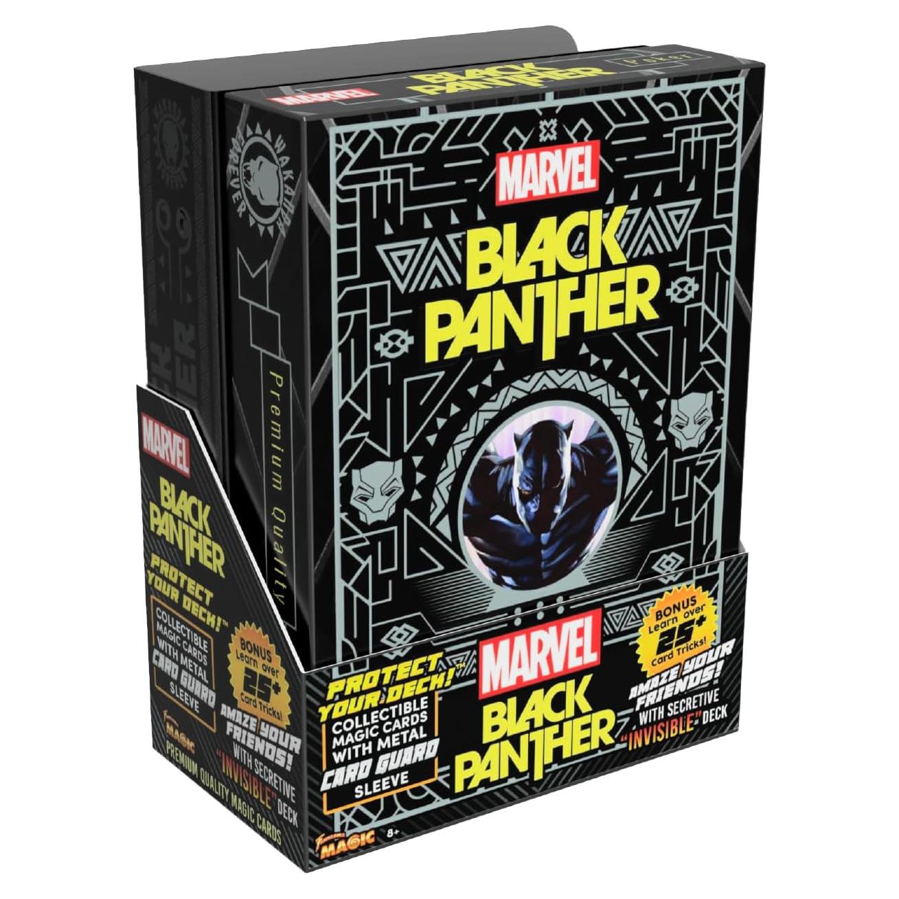 Baraja de Cartas Premium Black Panther Fantasma con Estuche