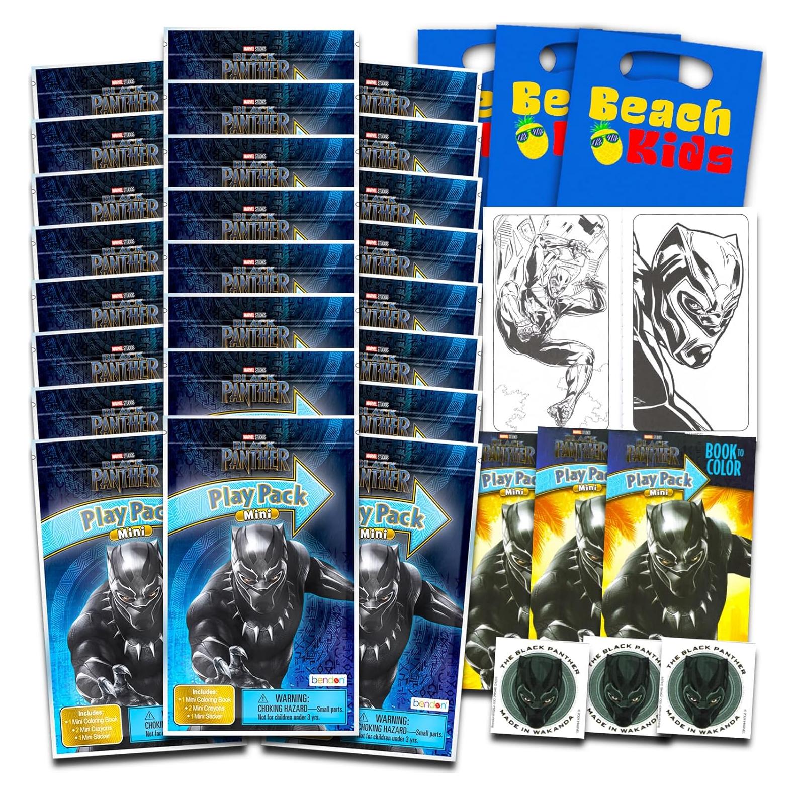 Conjunto de Mini Regalos de Fiesta Black Panther - 24 Paquetes