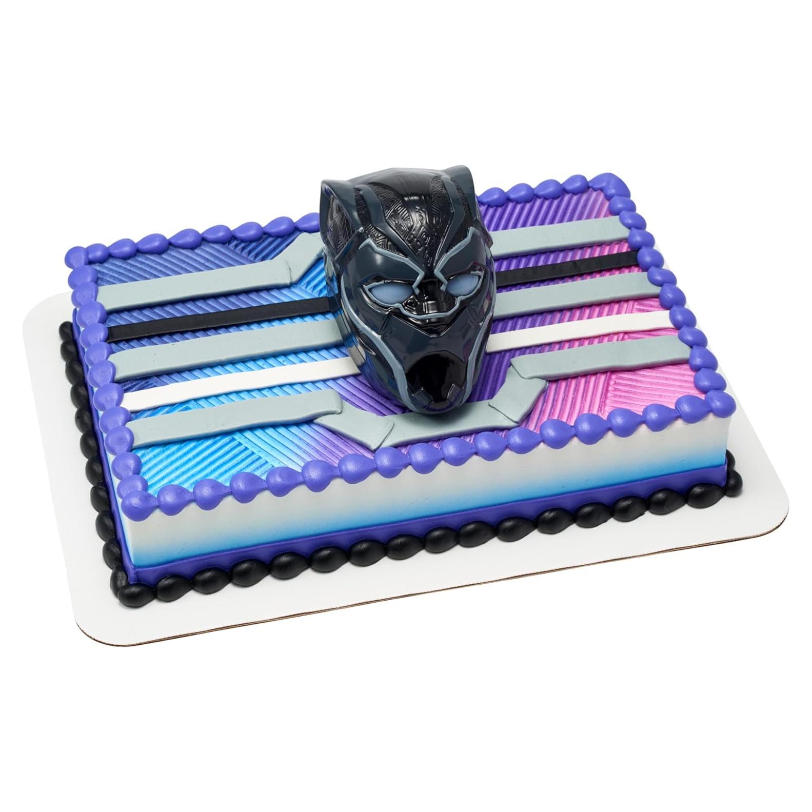 Cake Topper Iluminado Marvel Avengers Pantera Negra 8.4 cm