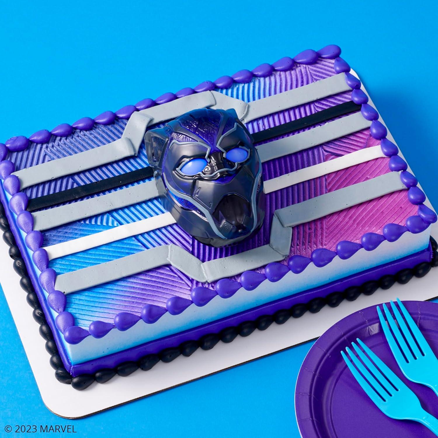 Cake Topper Iluminado Marvel Avengers Pantera Negra 8.4 cm