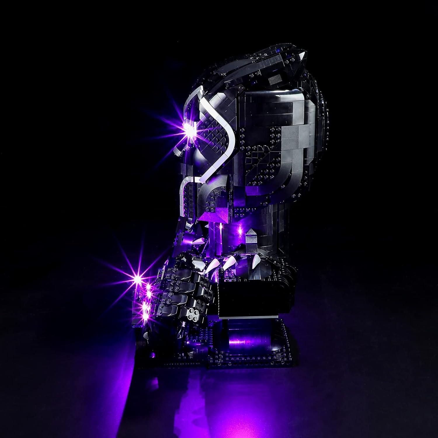 Kit de Iluminación LED BRIKSMAX para LEGO 76215 Pantera Negra