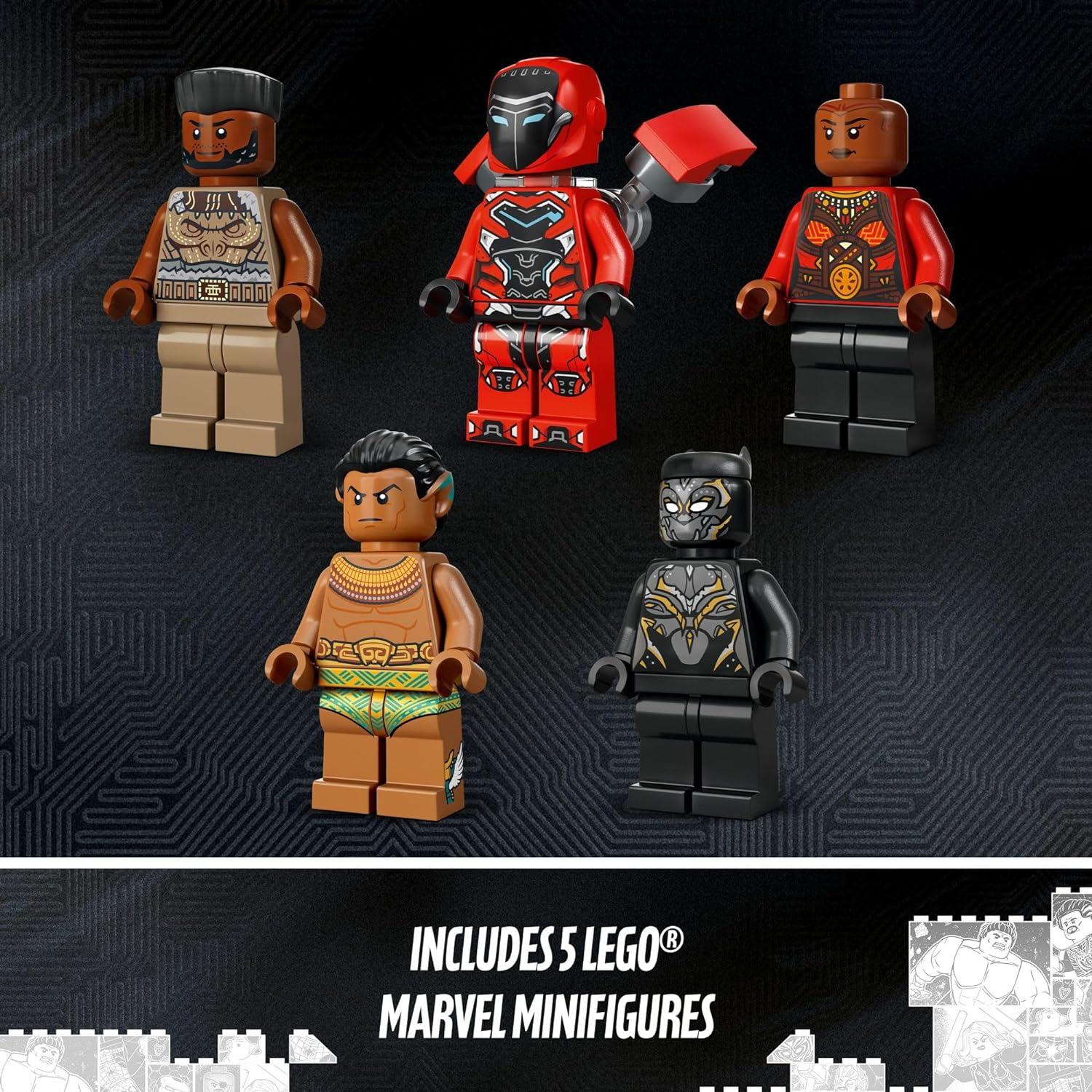 LEGO Pantera Negra: Guerra en el Agua 76214 - Barco y Drones