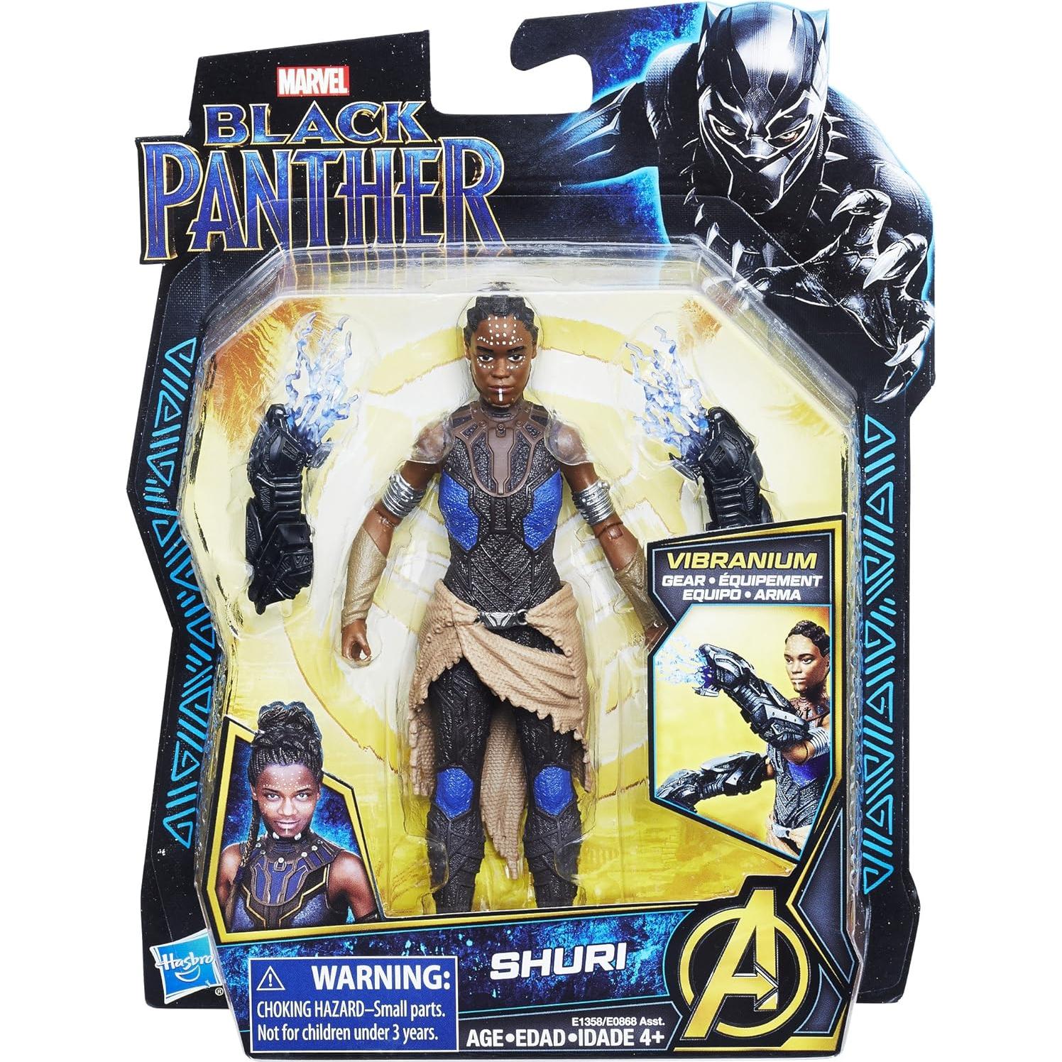 Figura de Shuri Marvel 15 cm con accesorios - Pantera Negra