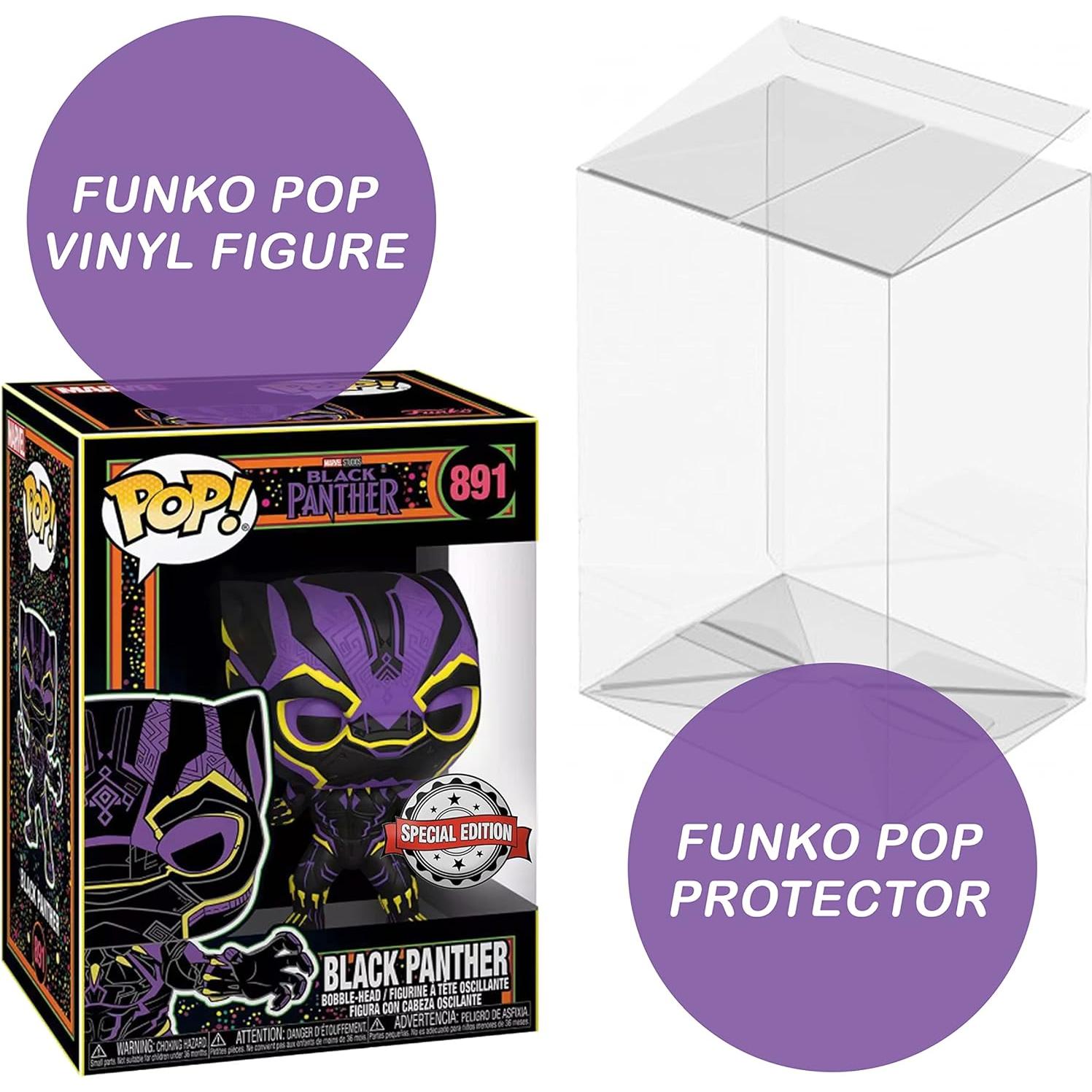 Figura Funko Pop! Marvel Pantera Negra Luz Negra #891