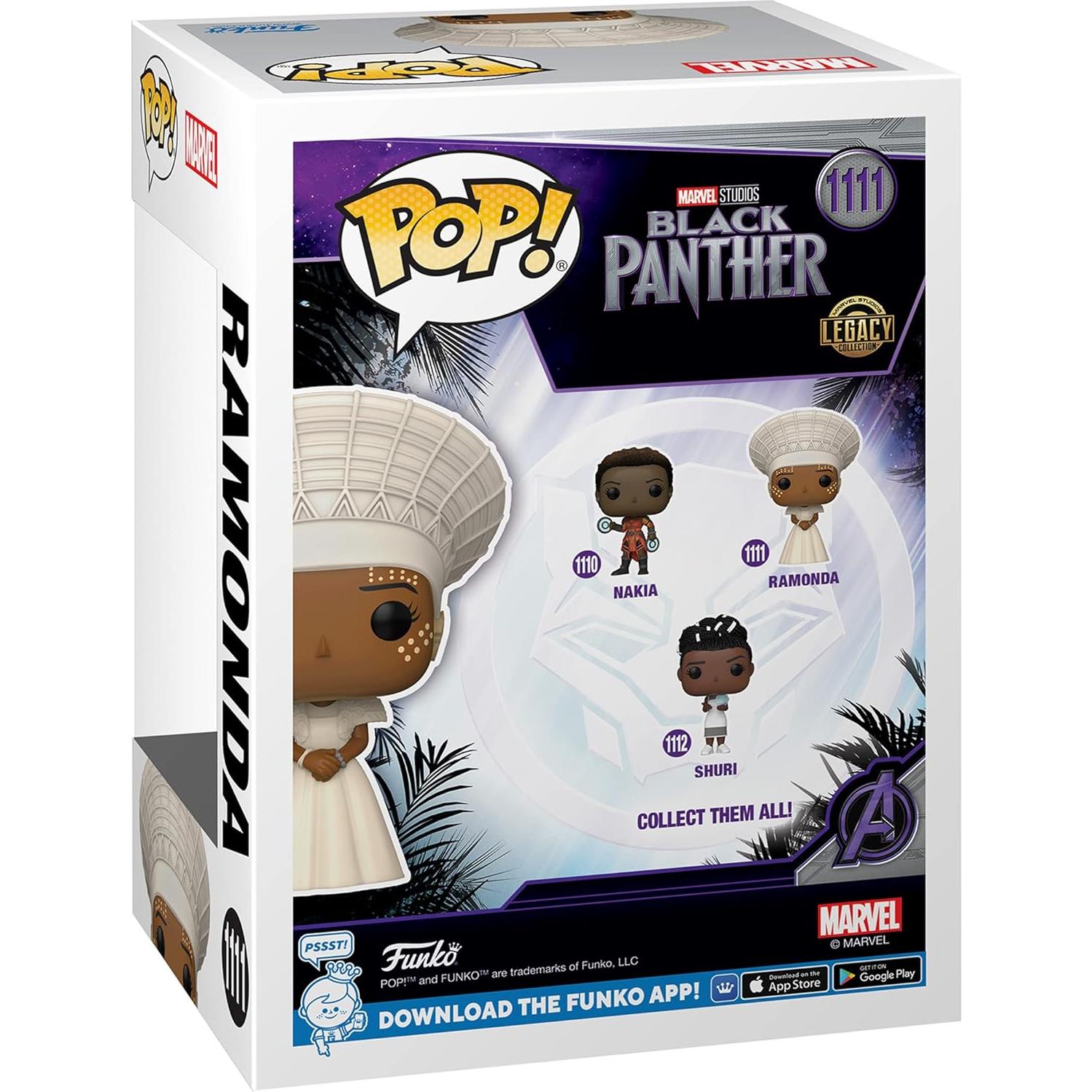Funko Pop Pantera Negra Ramonda #1111 Multicolor 158g