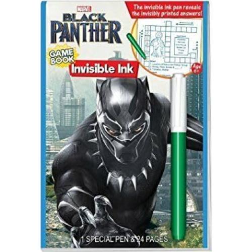 Libro de Juegos Black Panther Marvel con Tinta Invisible