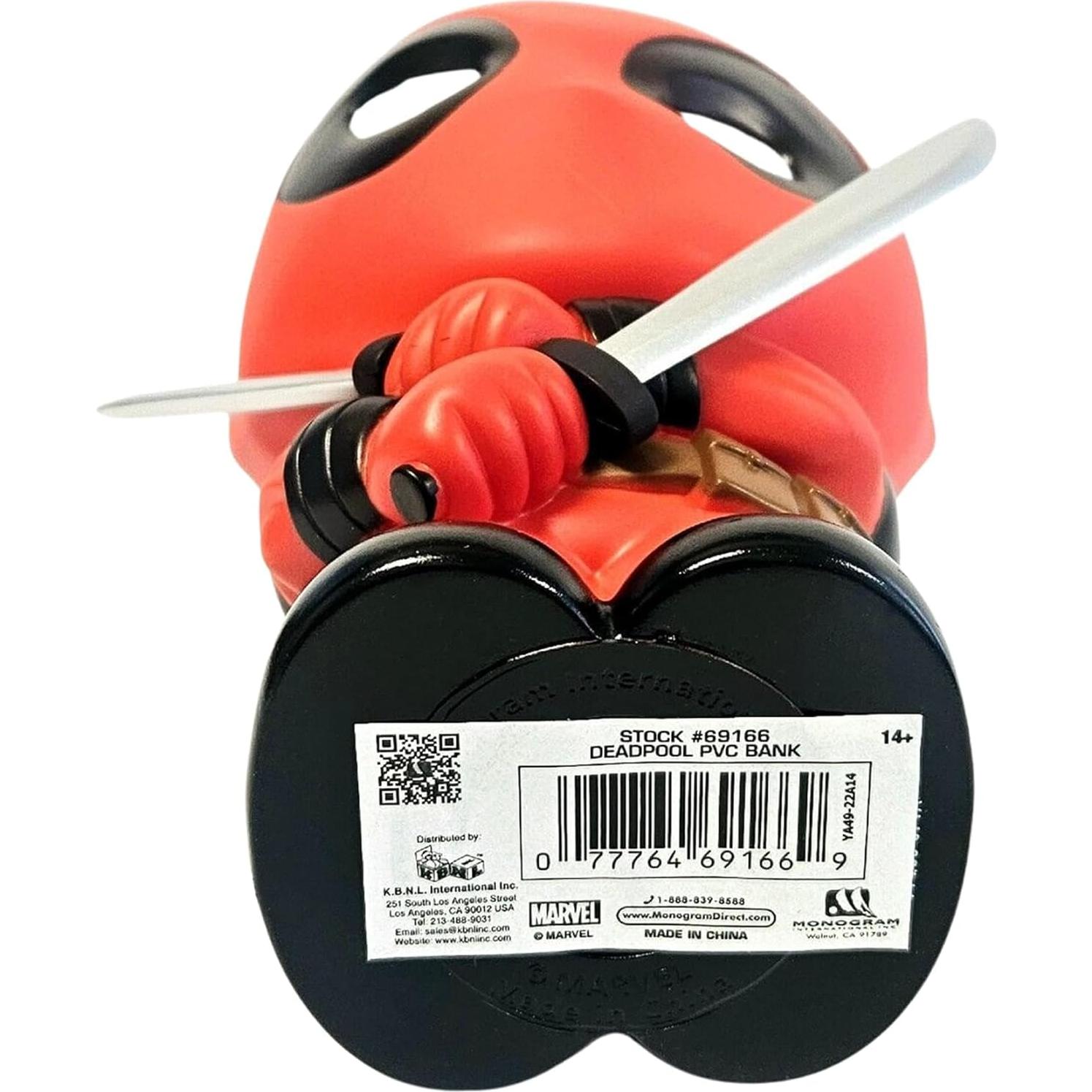 Banco Figural Deadpool 20.32 cm PVC Monogram