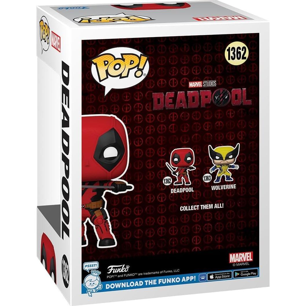 Figura de Vinilo POP Deadpool Funko 9.5 cm con Protector