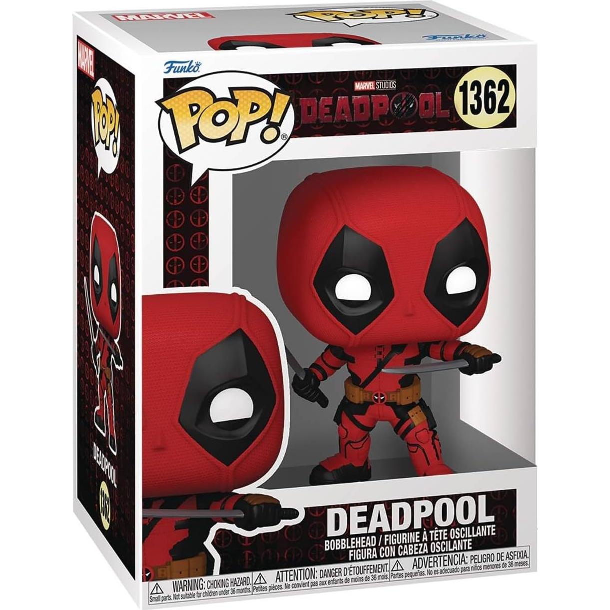 Figura de Vinilo POP Deadpool Funko 9.5 cm con Protector