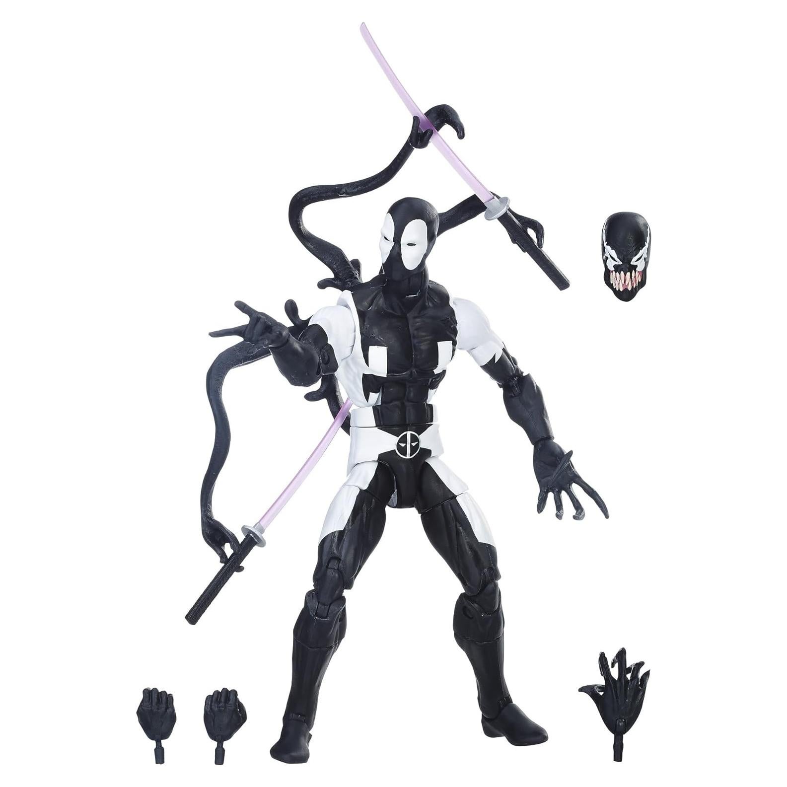 Figura Deadpool Marvel Legends 15 cm Traje Negro Symbiote