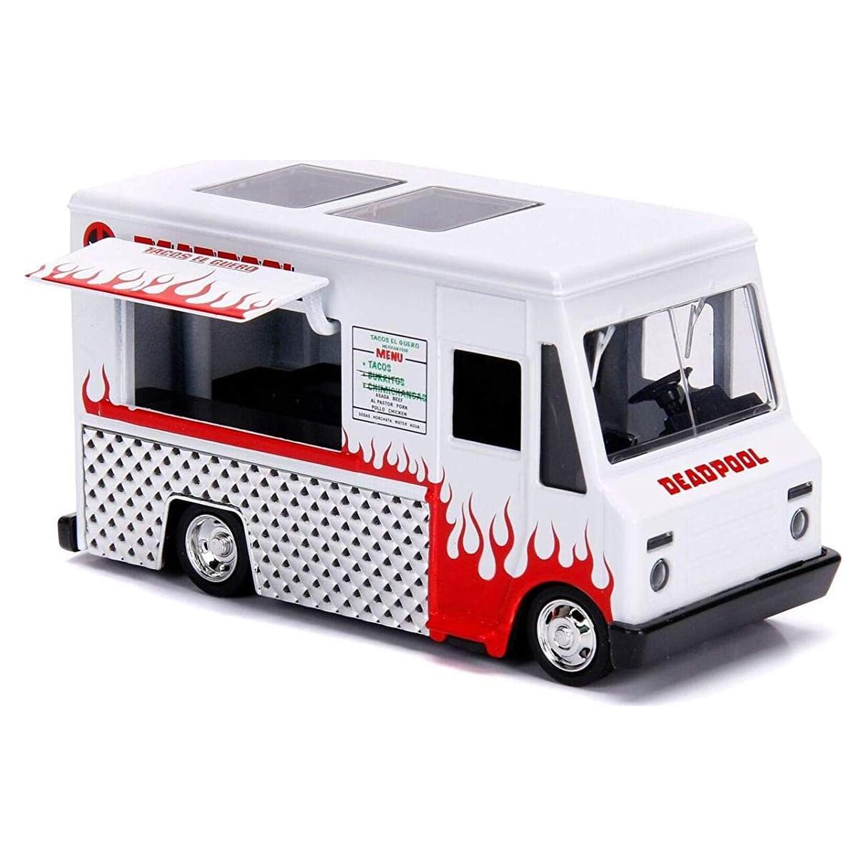Camión de Comida Jada 1:32 Deadpool Metal Blanco