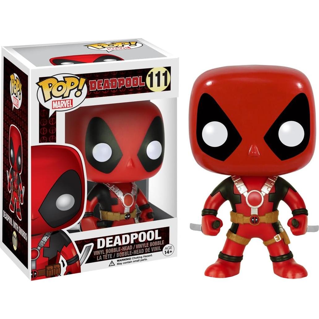 Figura de Acción Funko POP Marvel Deadpool Dos Espadas 9.5 cm