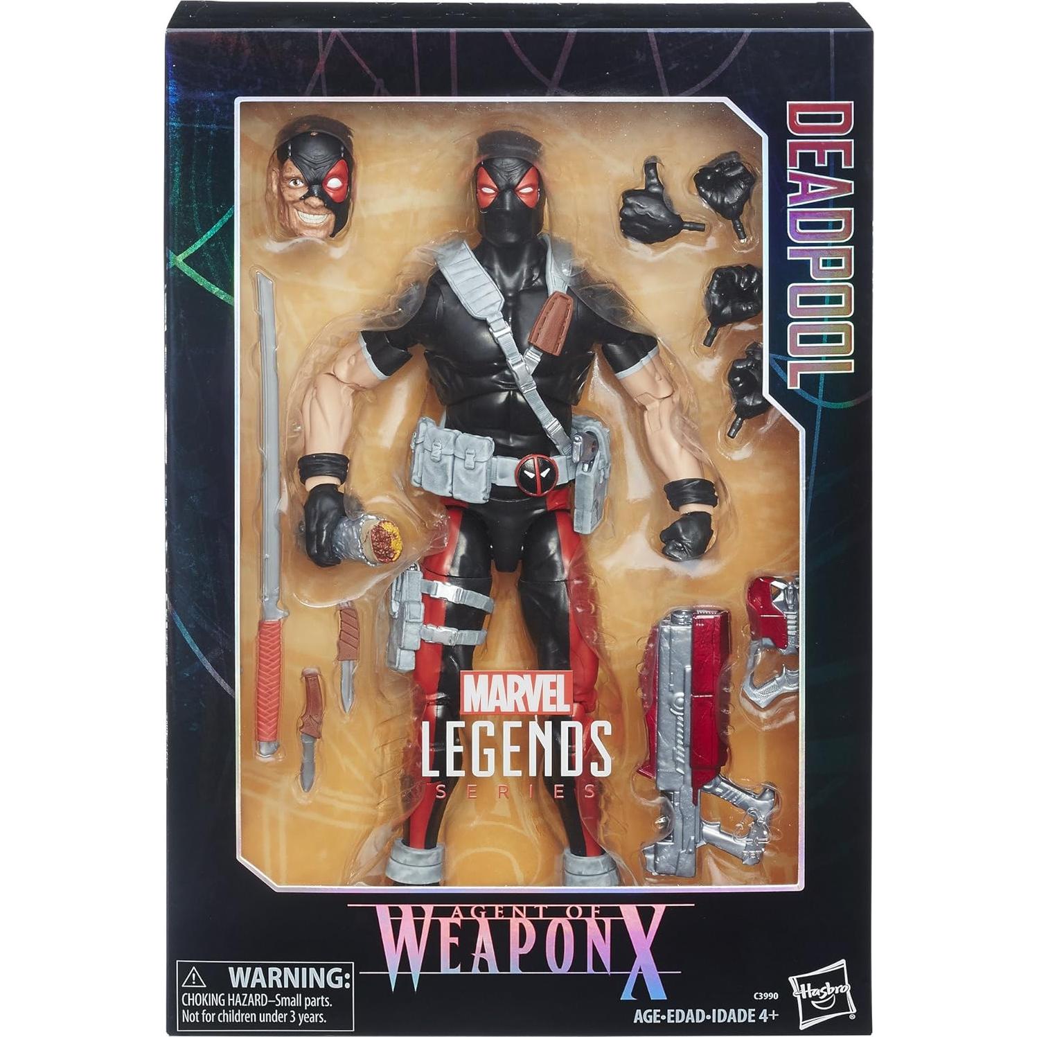 Figura de acción Deadpool 30 cm Marvel Legends con accesorios