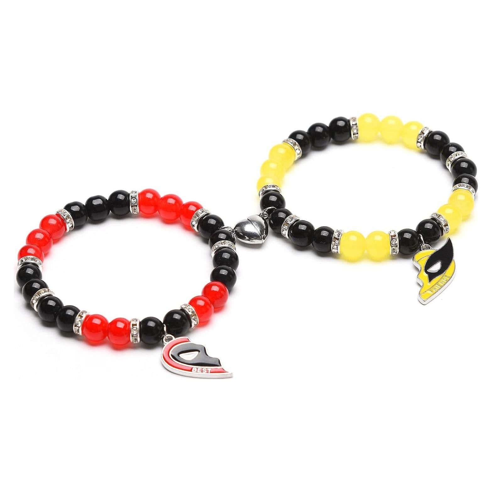Pulseras de Amistad Deadpool y Wolverine ZQOSKXOMR 17.78 cm