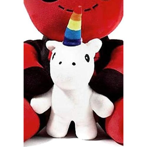 Muñeco Plush Deadpool Montando Unicornio Kidrobot 17 cm