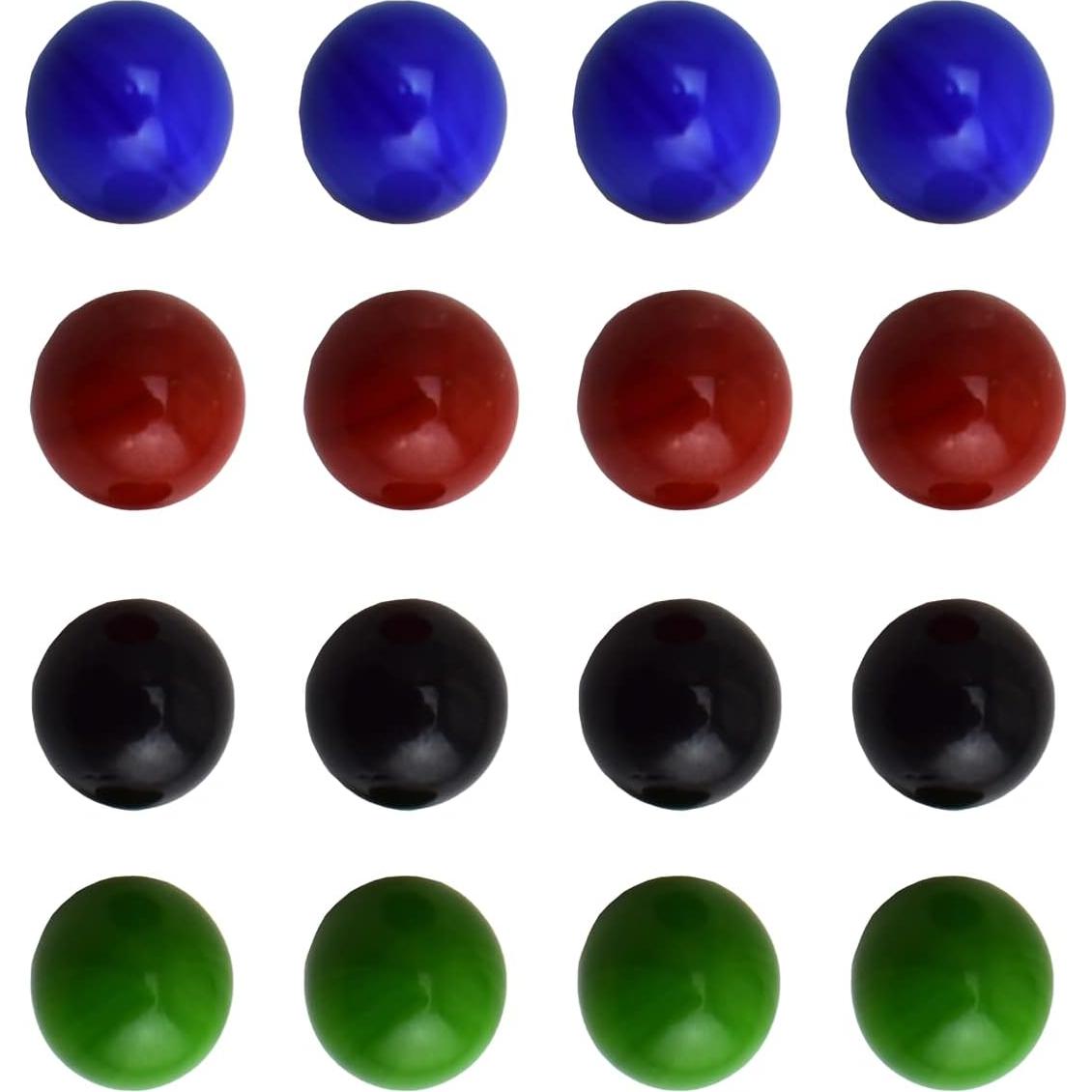 Juego de Mesa de Canicas Cauff de Madera para 4 Jugadores