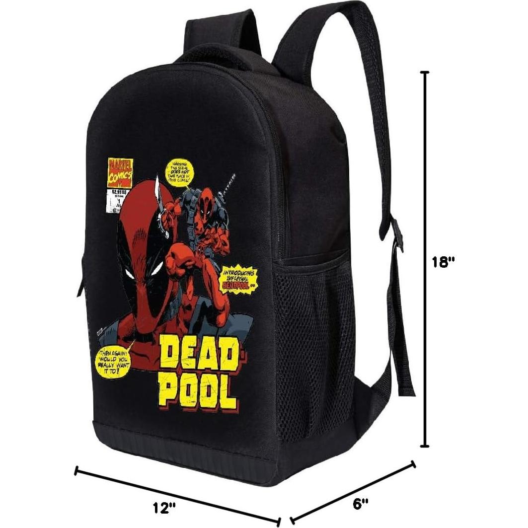 Morral Deadpool Marvel 45.7x30.5x15.2 cm con Malla
