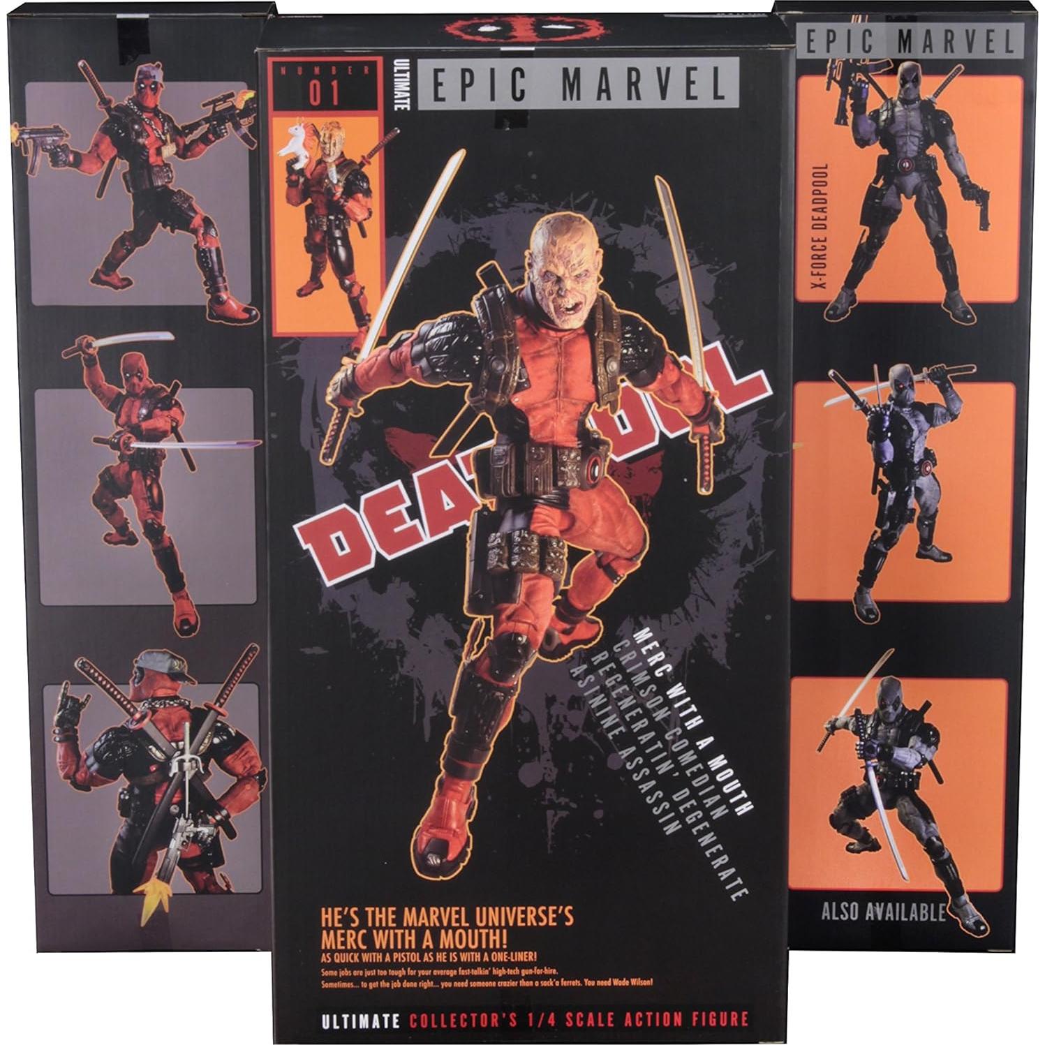 Figura de Acción NECA Ultimate Deadpool 45.72 cm con Accesorios