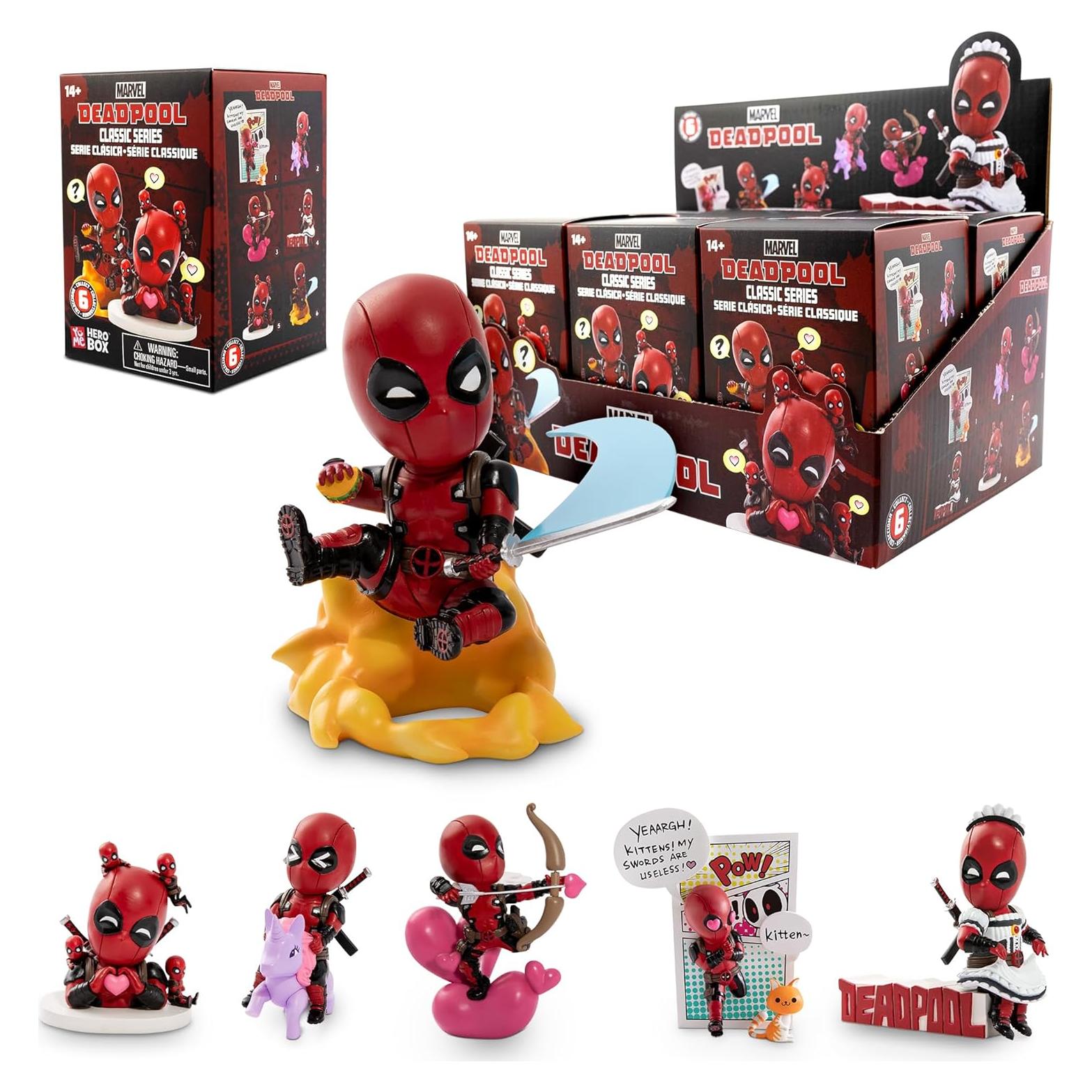Caja Sorpresa Deadpool YuMe - Set Completo de Figuras 5-10 cm