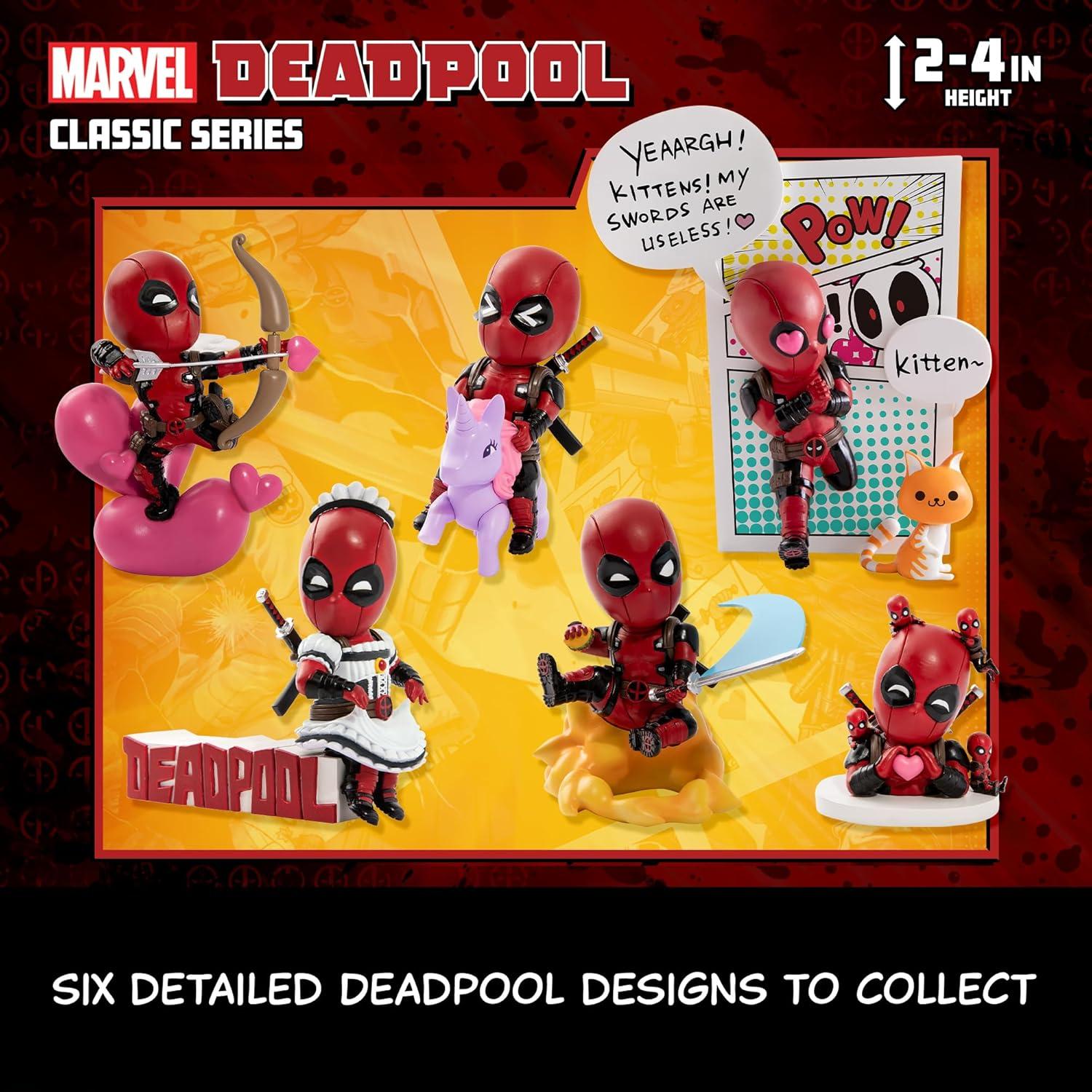 Caja Sorpresa Deadpool YuMe - Set Completo de Figuras 5-10 cm