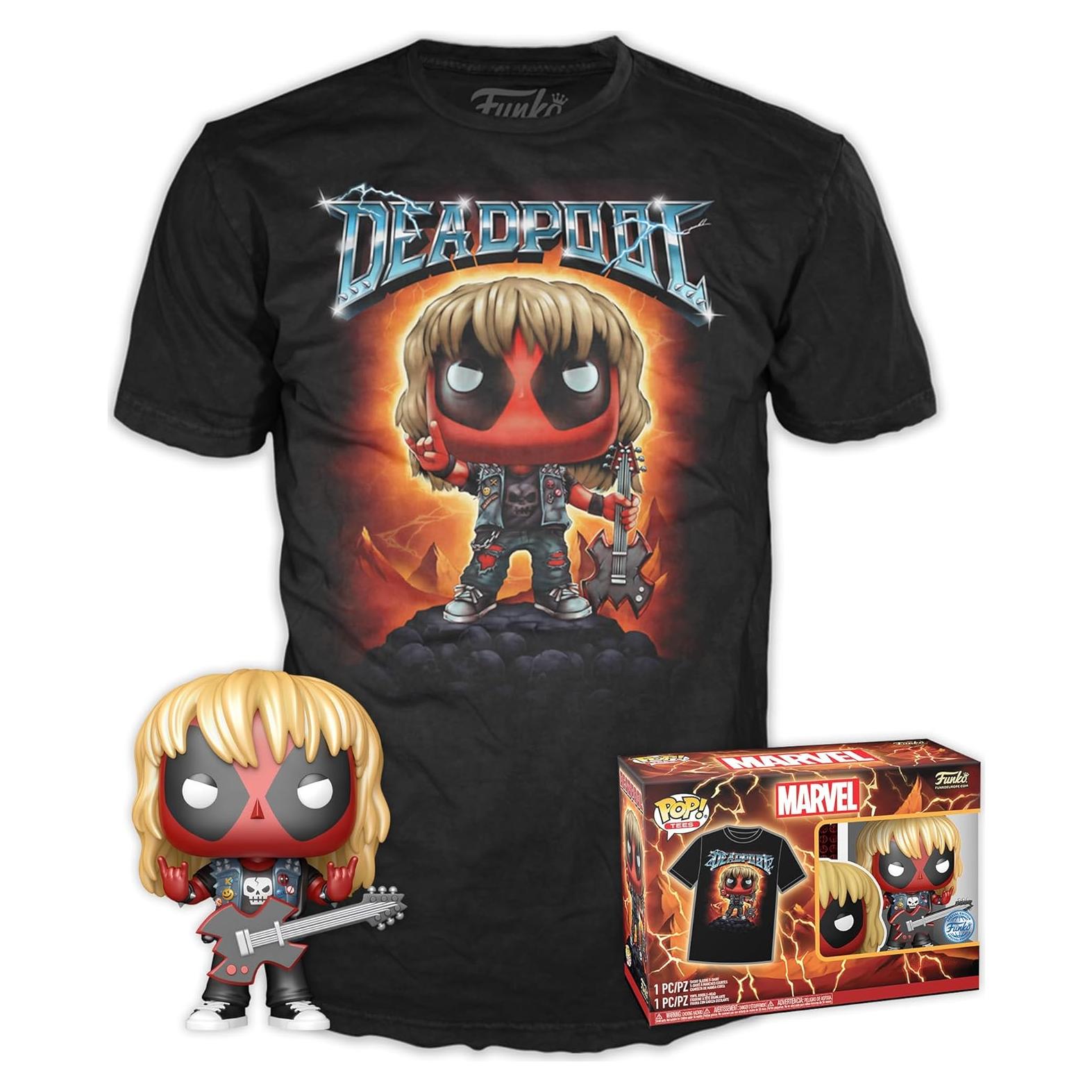 Figura Coleccionable Funko Pop! Deadpool + Camiseta Unisex