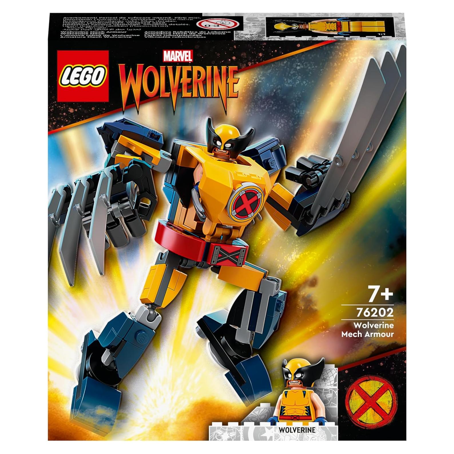 LEGO Super Heroes Wolverine Mech Armour 76202 - 142 Piezas