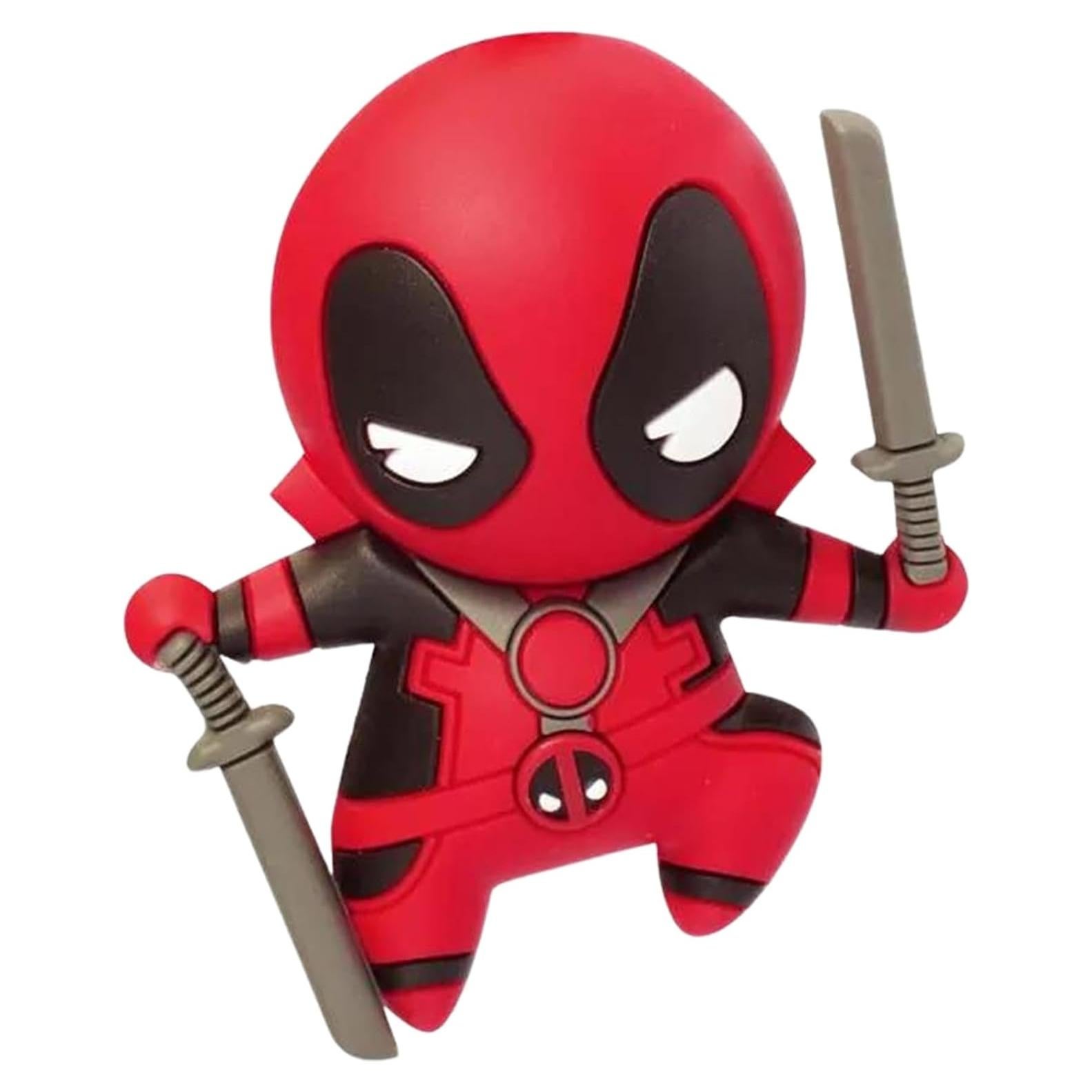 Imán de Espuma 3D Deadpool Monogram 3.99x0.99 cm