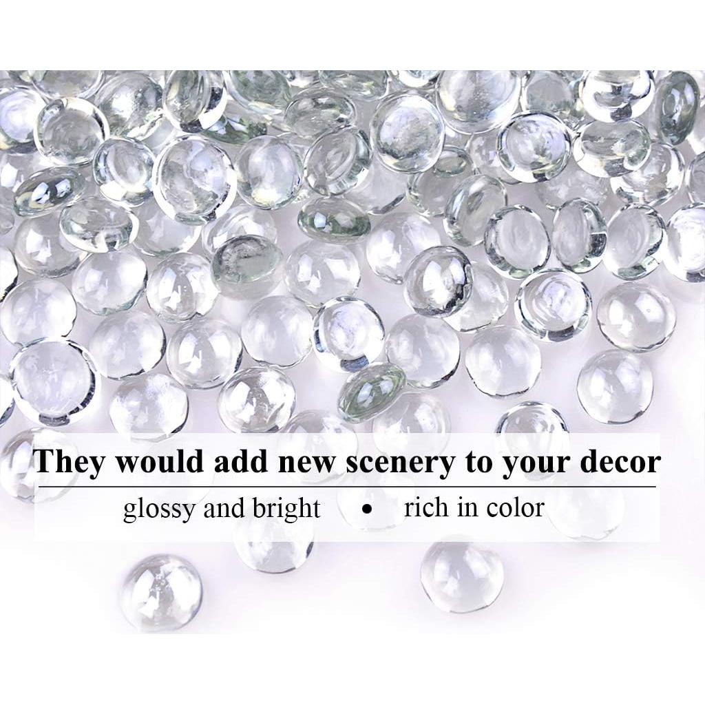 Gemas de Vidrio Planas KINGOU 15-16 mm para Decoración