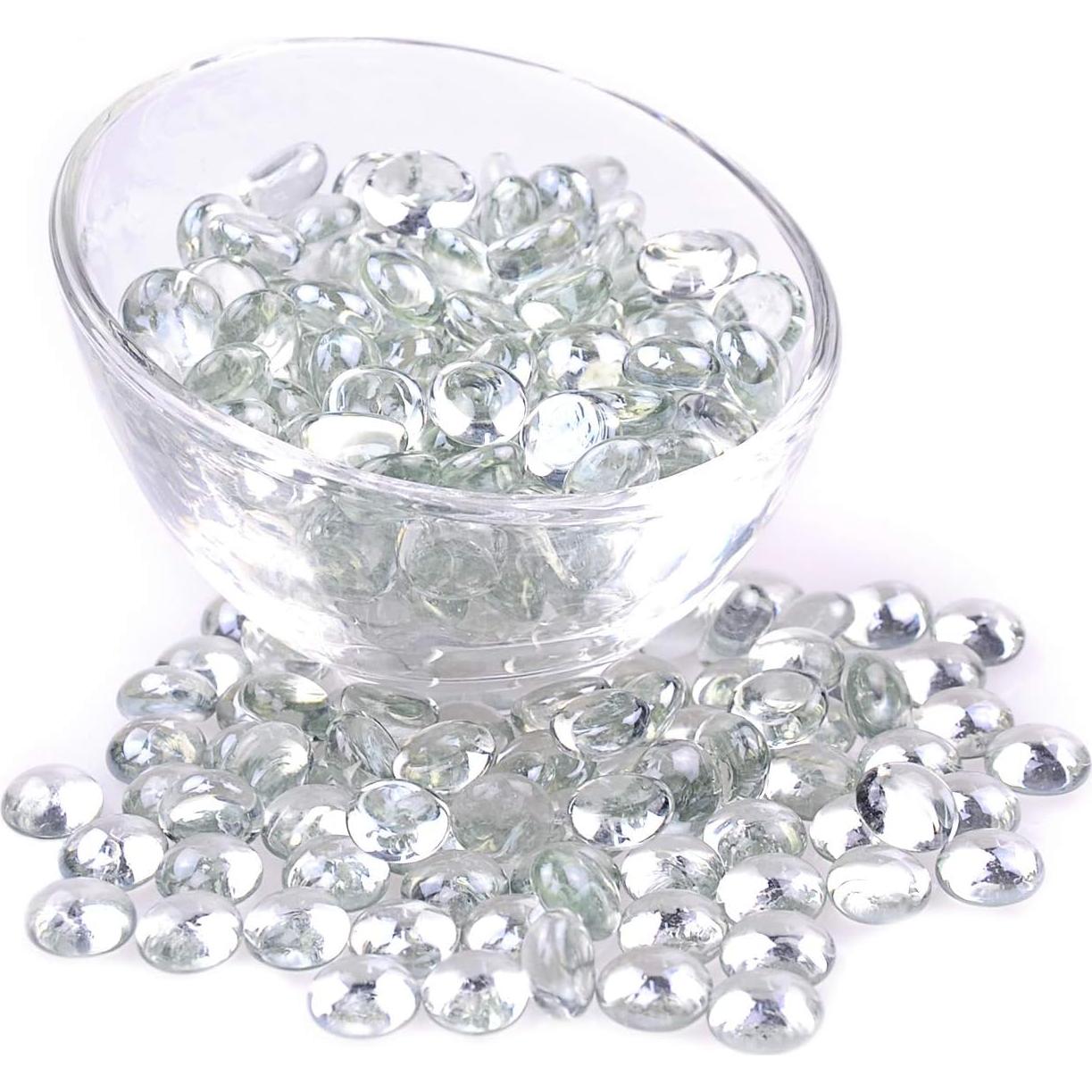 Gemas de Vidrio Planas KINGOU 15-16 mm para Decoración